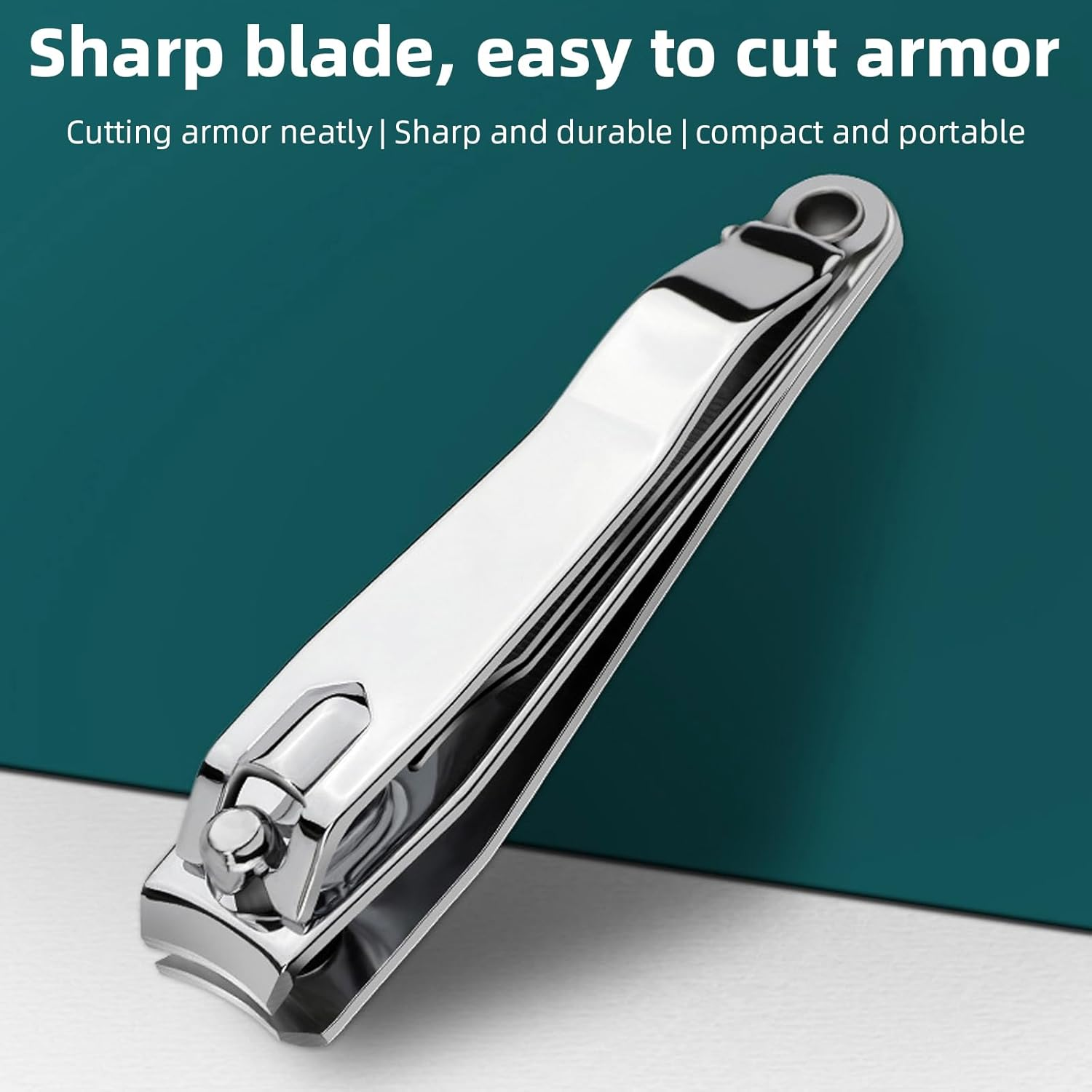 Xlihdzum Nail Clippers Set - Ultra Sharp Stainless Steel Nail Cutter with File for Men & Women, Travel Nail Kit for Precise Trimming at Home or On-The-Go (Durable & Portable) image number 3