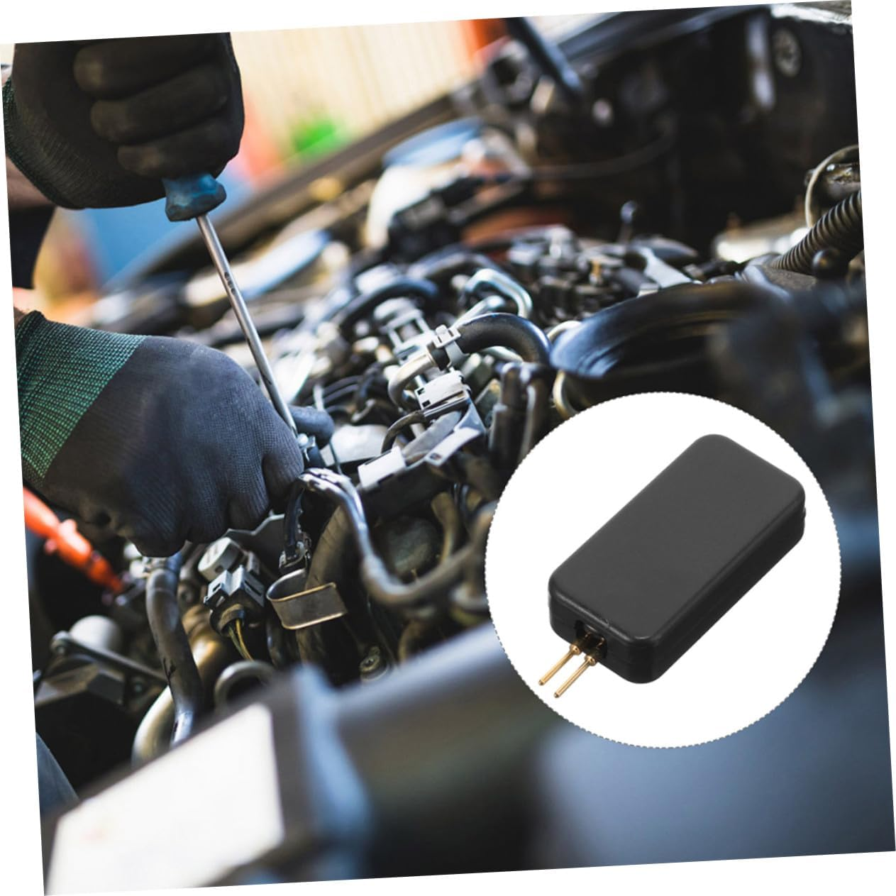 Abaodam 5Pcs Airbag Simulator Tester Multifunctional Repair Tool with Resistor Replacement for Car Maintenance Automotive Diagnostic Instrument image number 3