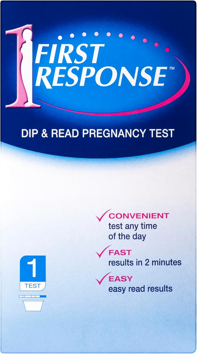First Response Pregnancy Dip & Read 1 Test - Easy to Read - Fast Results - Test at Any Time of the Day - 1 Pack image number 4
