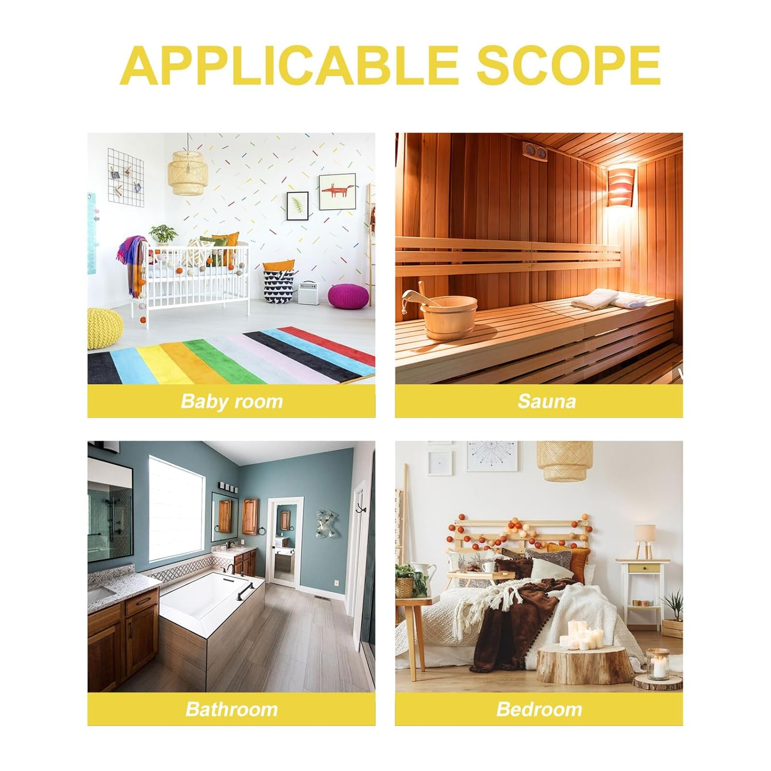 VICASKY High Precision Indoor Wall Thermometer with Tulip Pattern Accurate Temperature Gauge for Nursery Sauna and Home Use Read Hanging Design Temperature Monitor