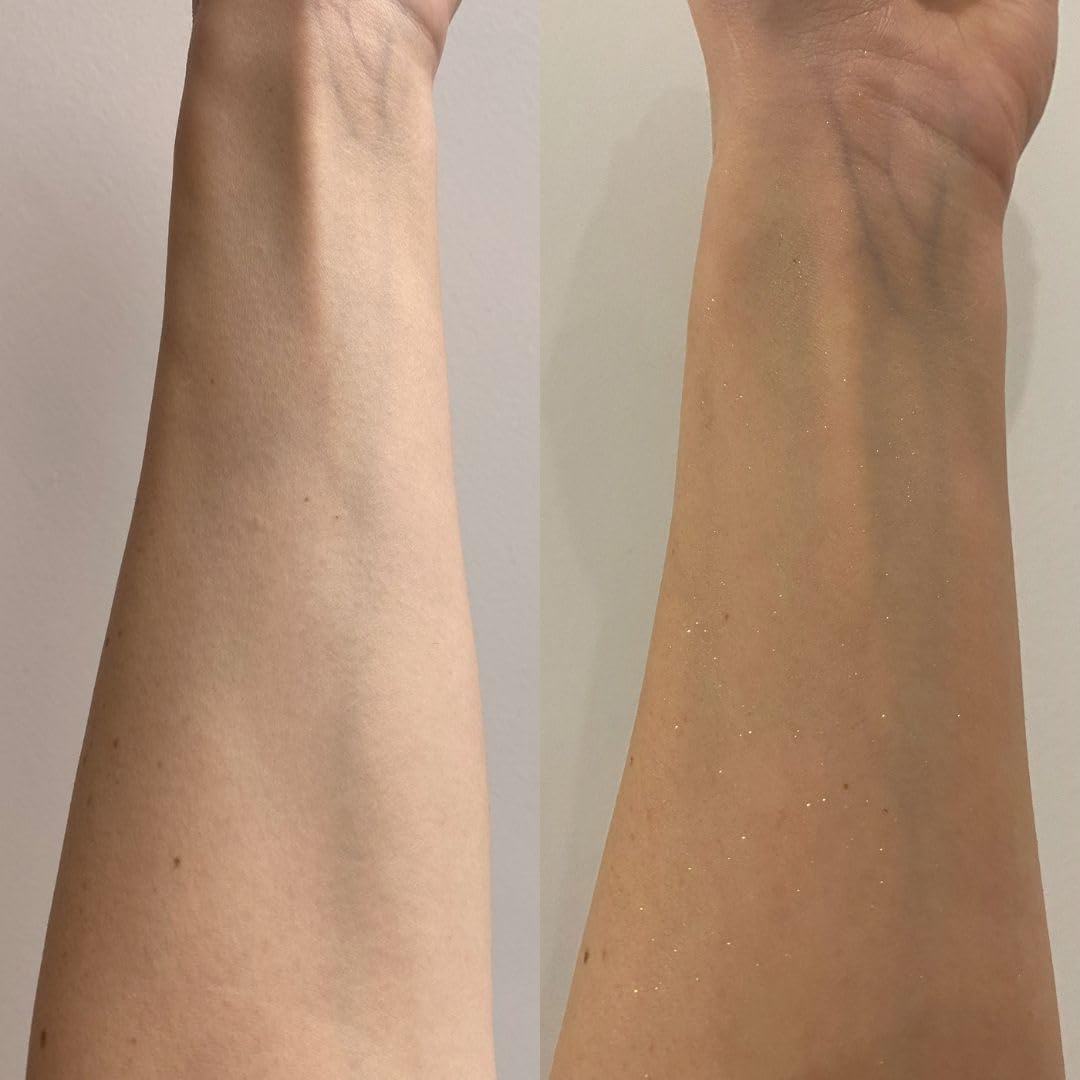 B.Tan Clear Gradual Self Tan Gel | Glow Your Own Way Shimmer - Sunkissed Golden Bronze, Transfer Free, Best Extender, Moisturizing, Non Toxic Sunless Tanning Lotion, No Fake Tanner Smell, 16 Fl Oz image number 2