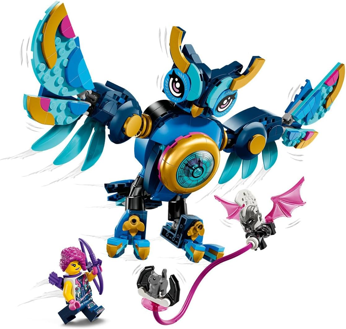 LEGO&reg; Dreamzzz&trade; Zoey&rsquo;S Time Owl 71494 Toy for Kids Aged 8 and Up, Imaginative Play Fantasy Playset with Bird and Cat Figures and Hero Minifigure, Animal Birthday Toy for Girls and Boys image number 4