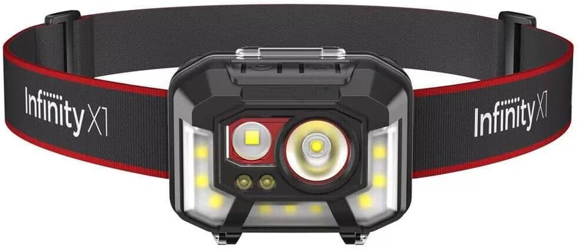 Infinity X1 1000L Dual Power Rechargeable Headlamp 3 Pack - 5 Powerful Beam Modes to Choose from - 100 Meter Beam Distance - Waterproof - 6 Hour Runtime image number 2