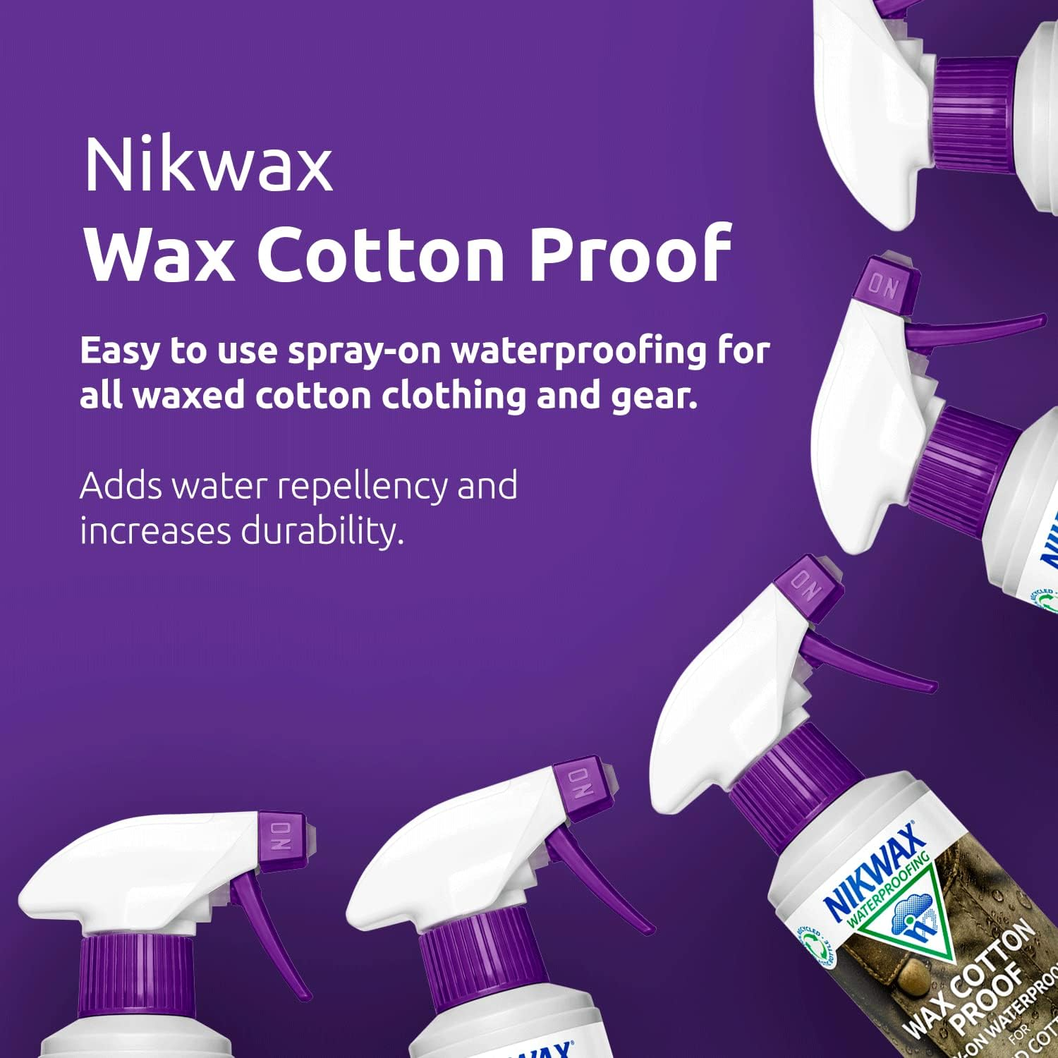 Nikwax Wax Cotton Proof Spray-On Waterproofer image number 5
