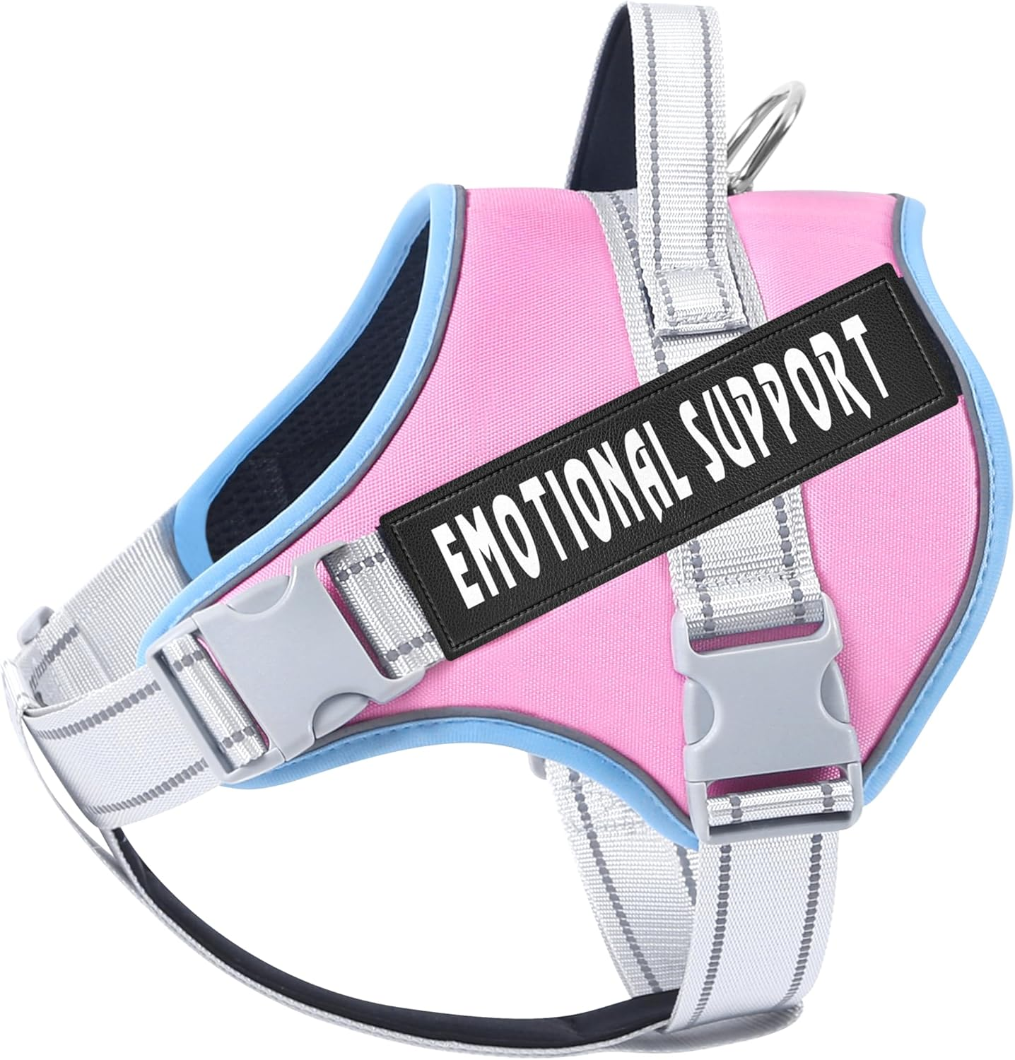 Voopet Emotional Support Dog Harness, Professional Service Dog Vest for Small to Large Dogs, Reflective, Breathable, Adjustable, No Pull/Choke, ESA Essential Harness