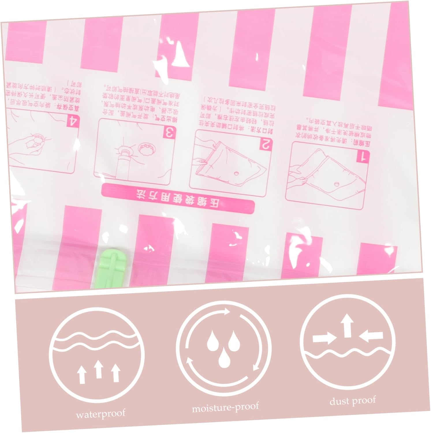 KOMBIUDA 10Pcs Travel Carry Bag Vacuum Sealer Storage Bags Compression Packing for Luggage image number 5