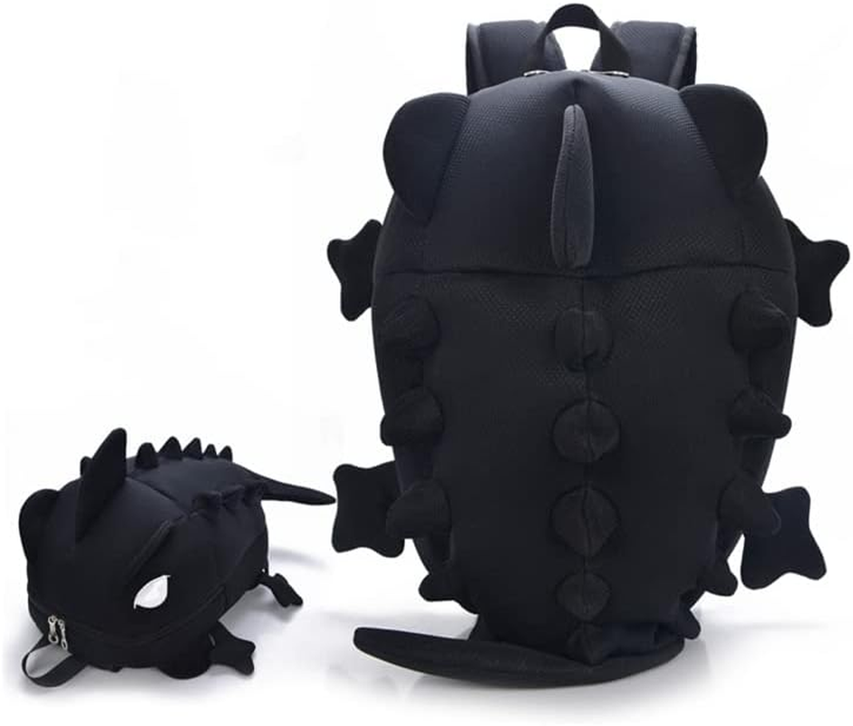 Novelty 3D Dragon Backpack Casual Sport Daypack for Teens Girls Boys with Spikes Large Size for Travel Work College - Blue image number 4