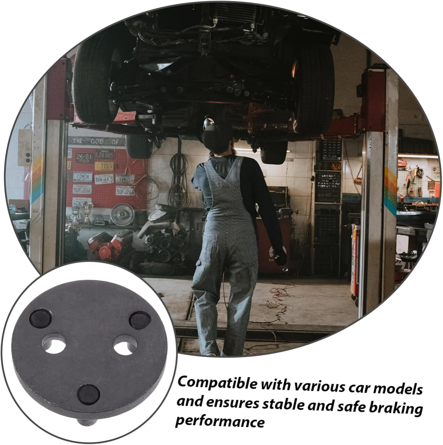 PLAFOPE Automotive Brake Piston Tool Disc Brake Repair Kit Piston Adapter for Quick Easy Replacement image number 6