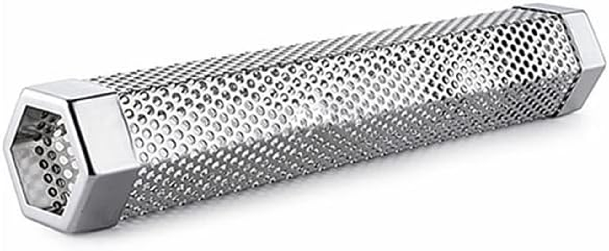 Hexagon BBQ Smoker Tube Stainless Steel Grill Accessory Smoking Box Long Lasting, 6"/12" Sizes, Ideal for All Grill Types image number 4