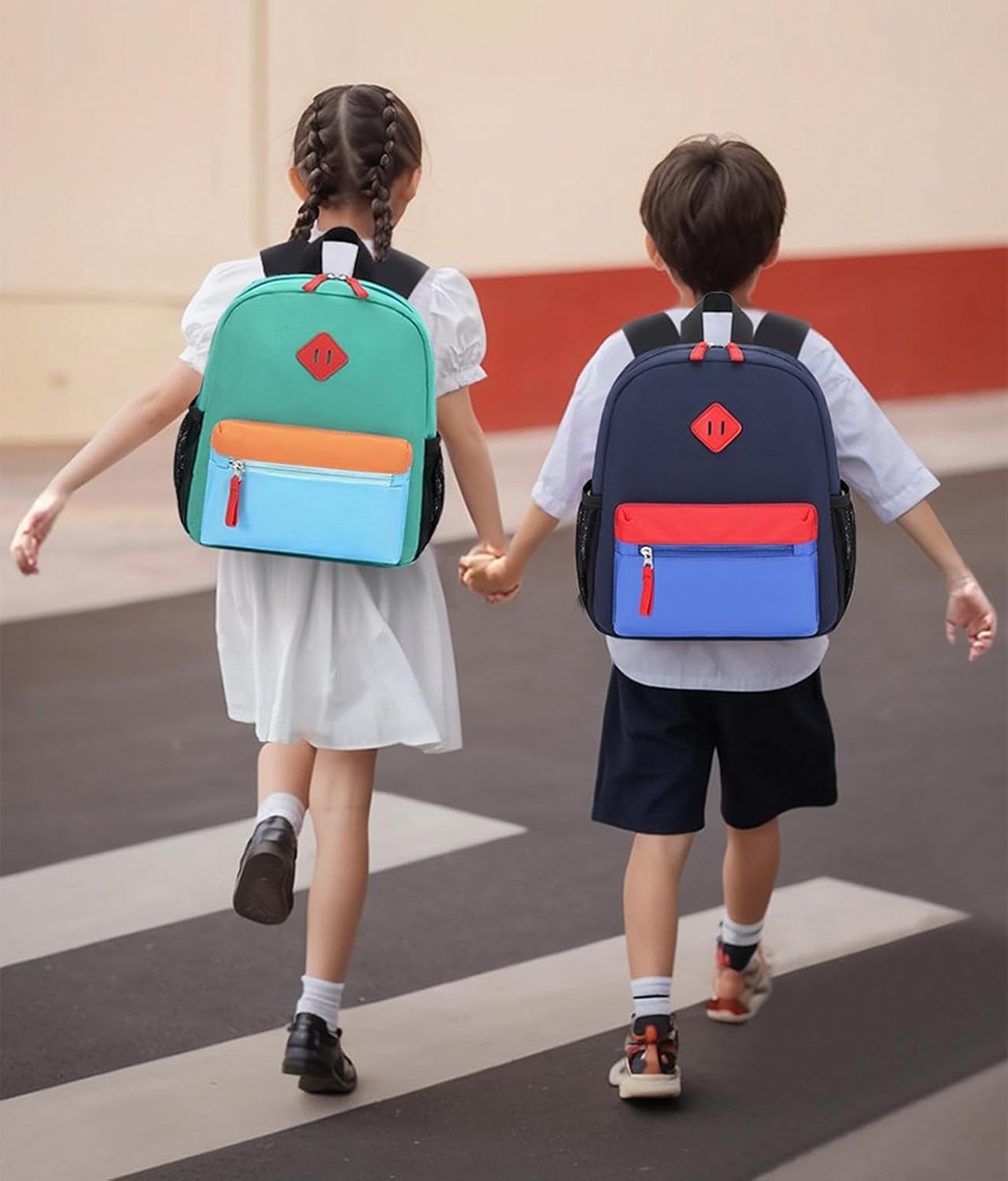 PRLINJSK Toddler Backpack, Kids Backpack for Boys, Preschool Backpack, Mini Kindergarten Bookbag for Boys image number 4