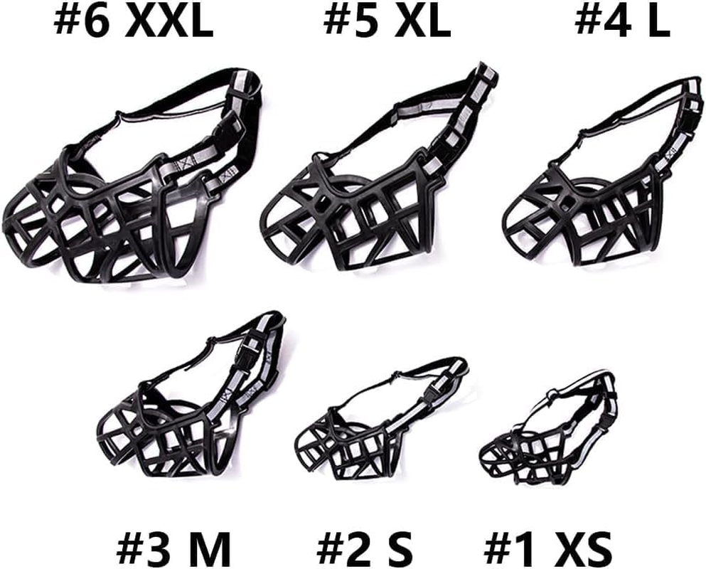 Professional Dog Muzzle, Can Eat and Drink, for Small, Medium and Large Dogs,M image number 6