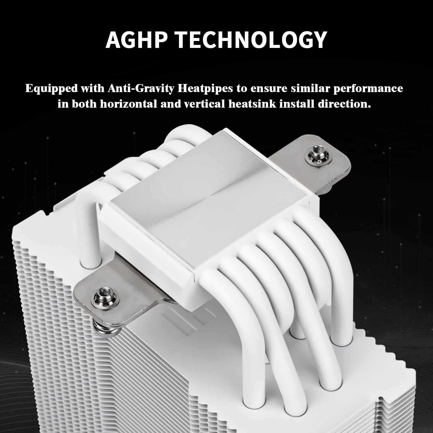 Thermalright Burst Assassin 120 Vision White CPU Cooler, 2.4Inch IPS Display LCD Screen with 320X240 Resolution,Computer High Performance Radiator,For LGA1851/1700 and Am4/Am5,156Mm High CPU Cooling image number 3