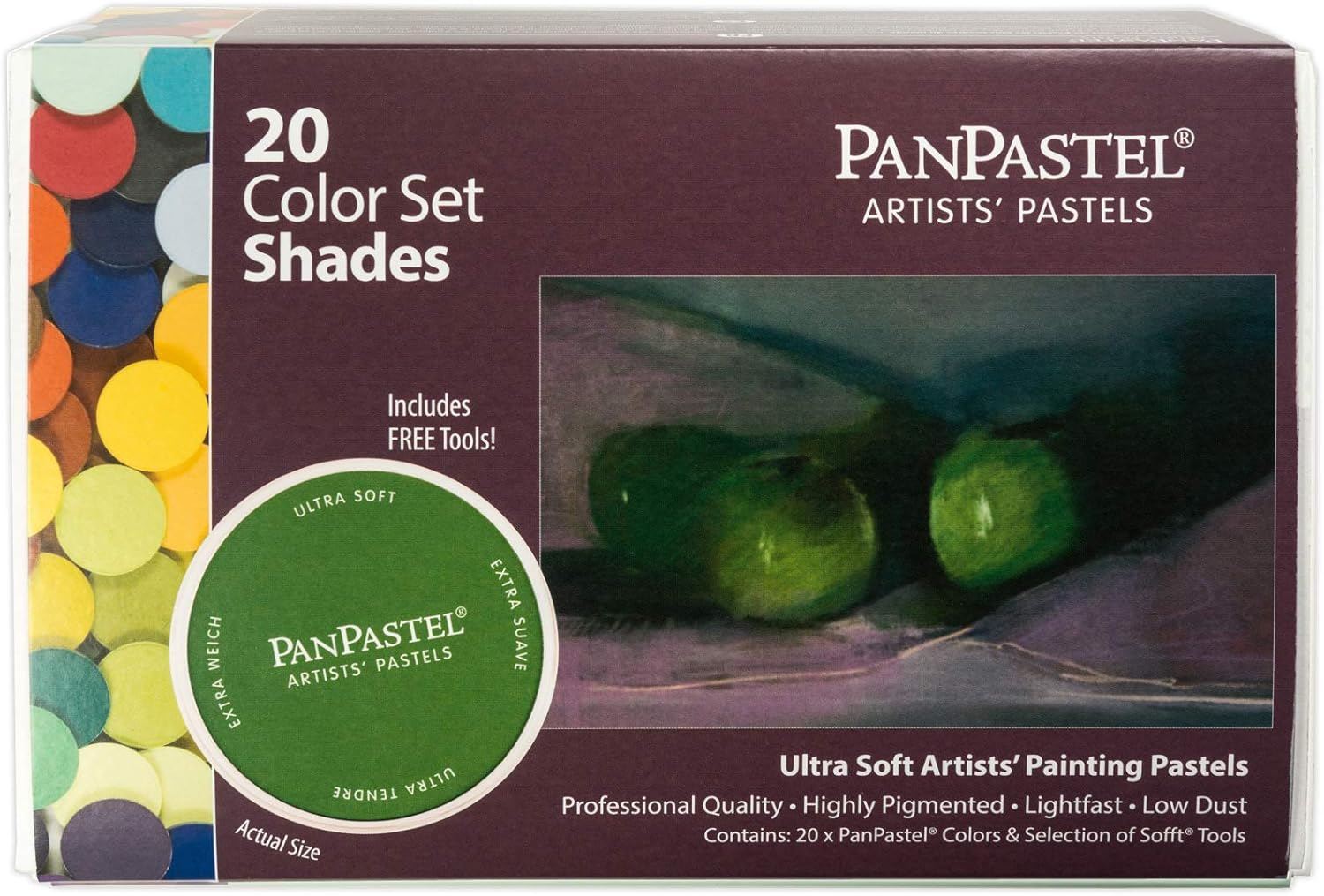 Panpastel Set 20 Colour Shades (PPSTL20-30206) - Multicolor