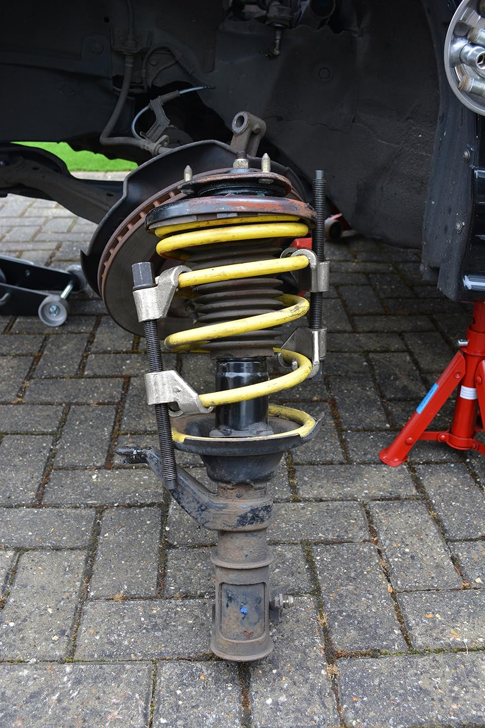 Hilka 12700055 Coil Spring Compressor, Silver image number 2