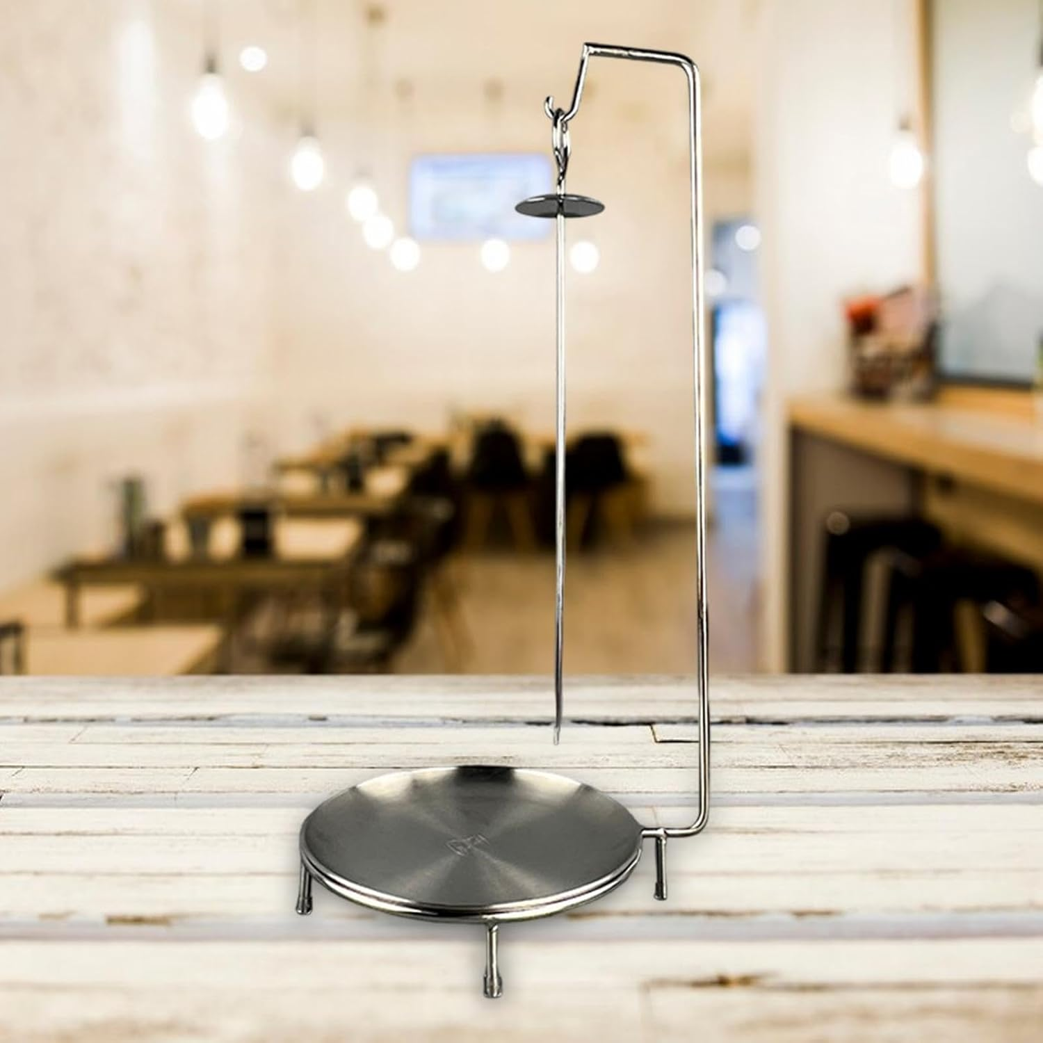 Generic Grill Vertical Stand Kebab Hanger with Drip Tray Skewer Holder