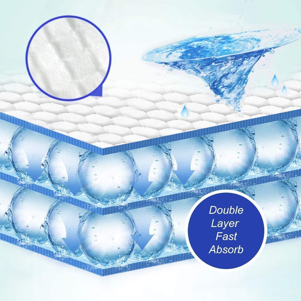 40Pk Adult Disposable Economy Pads Adult Incontinence Disposable Bed Pee Underpads 60 X 90Cm (4 Pack) image number 3