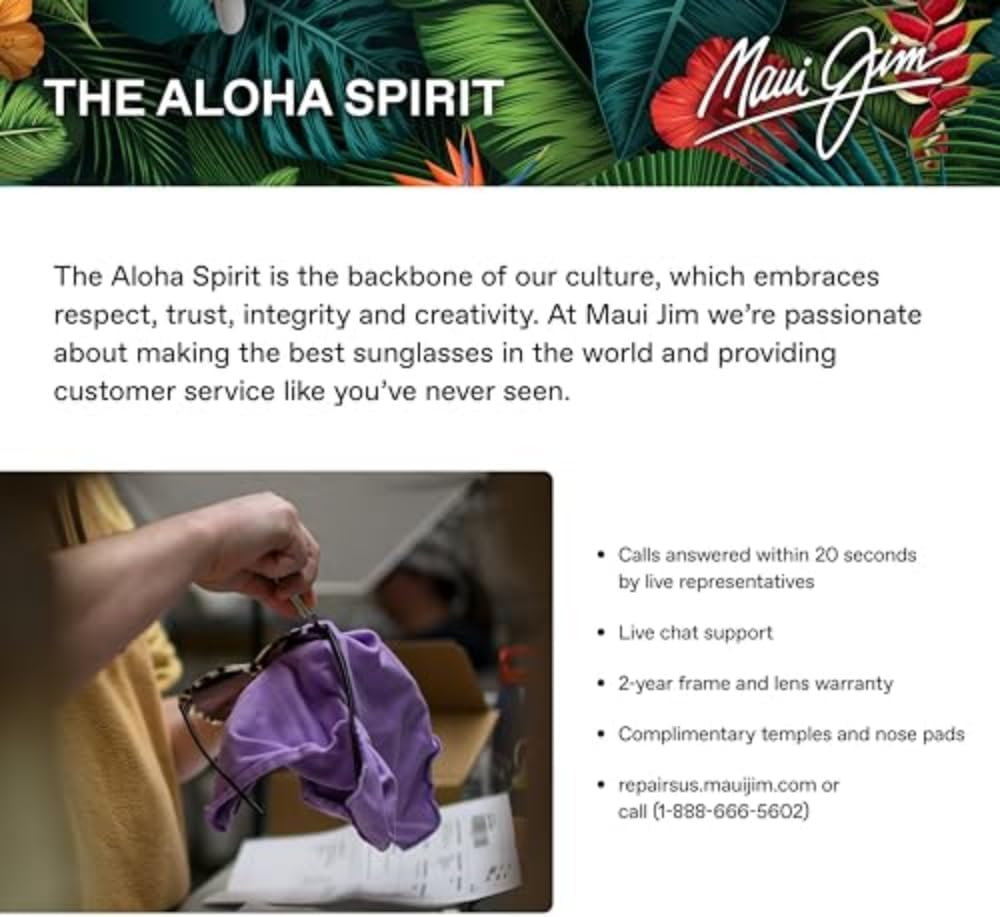 Maui Jim Men'S Onshore Non-Polarised Sunglasses image number 4