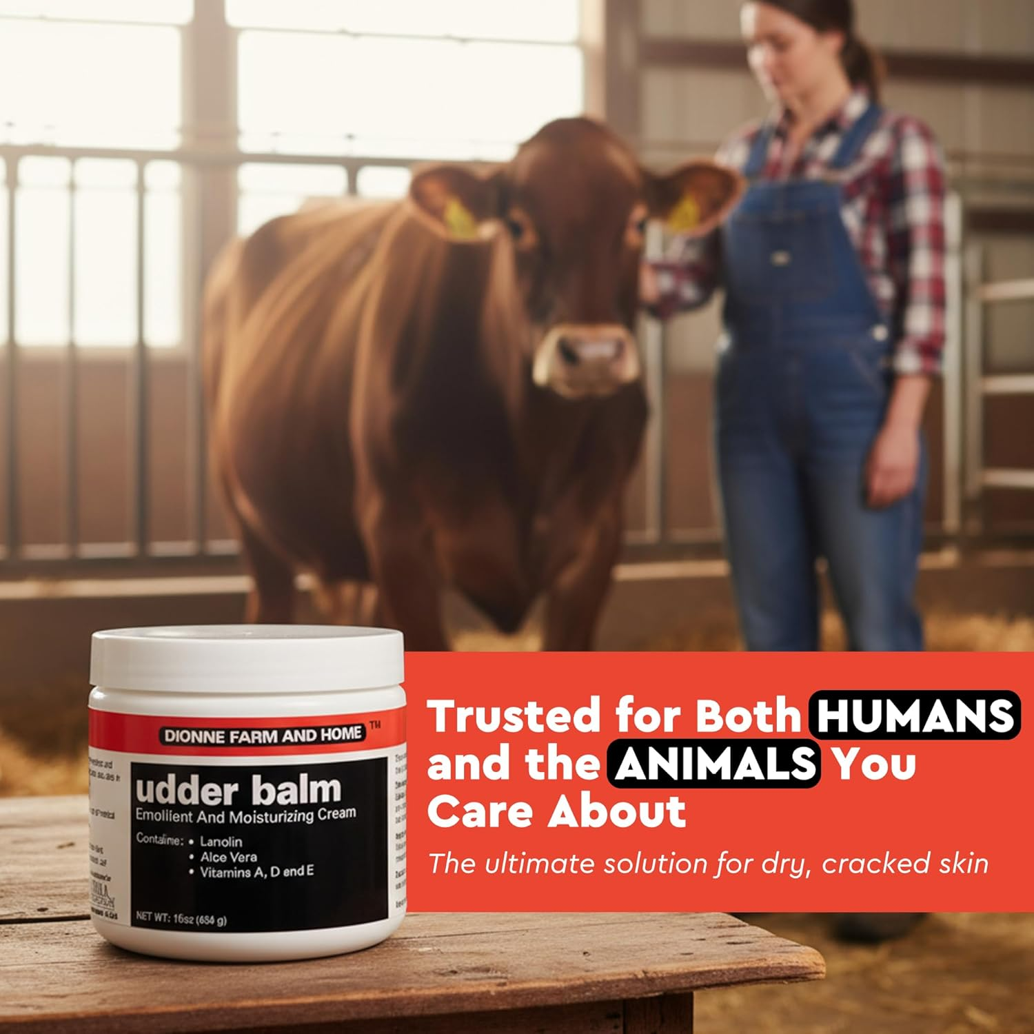 Dionne Farm and Home Udder Balm 16 Oz Jar image number 3