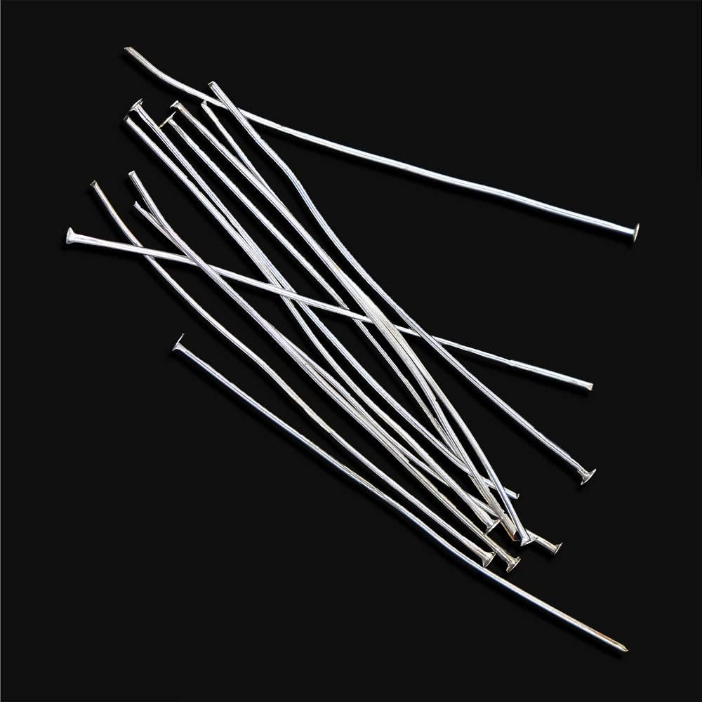 Sullivans Head Pins 15 Pieces, 60 Mm Size, Silver