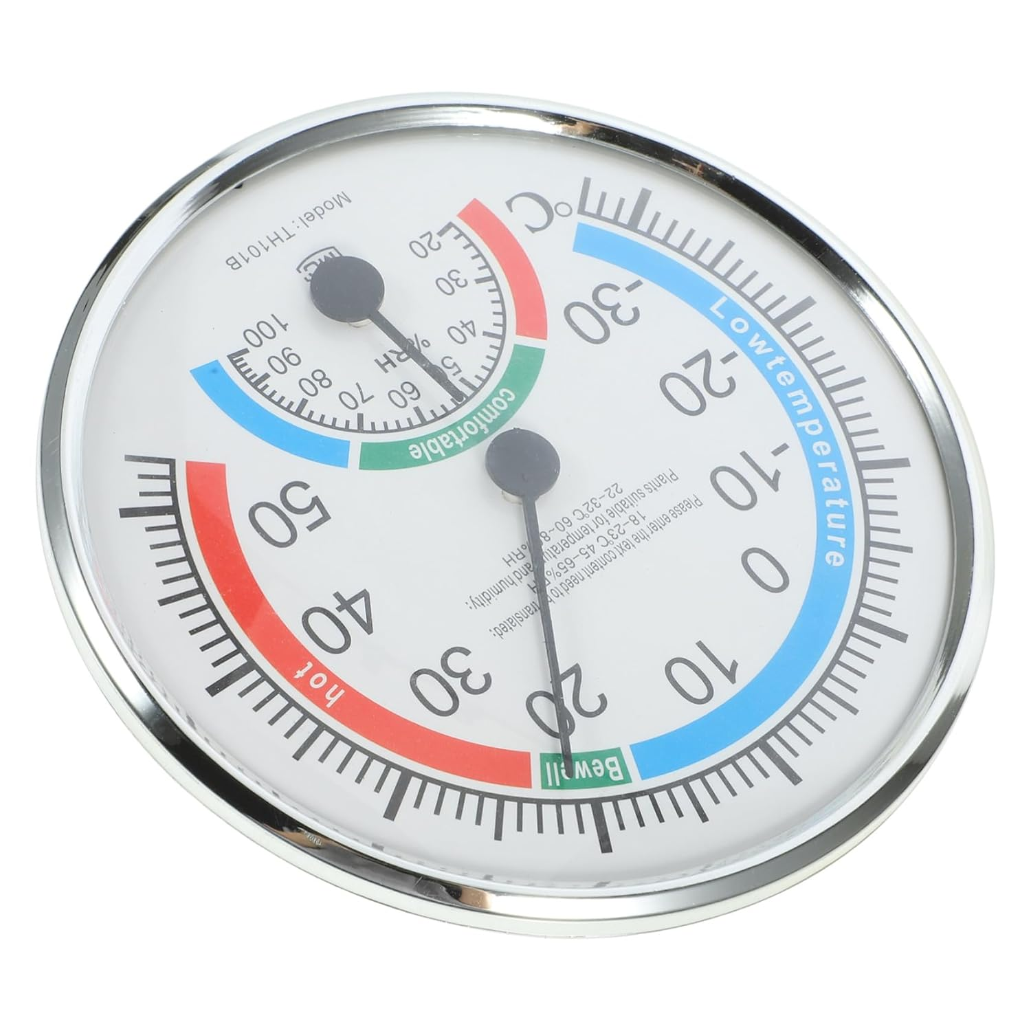 Accurate Thermometer Hygrometer for Indoor Outdoor Use Abs Temperature Humidity Gauge for Bedroom Greenhouse Easy Install Wall Decor image number 4