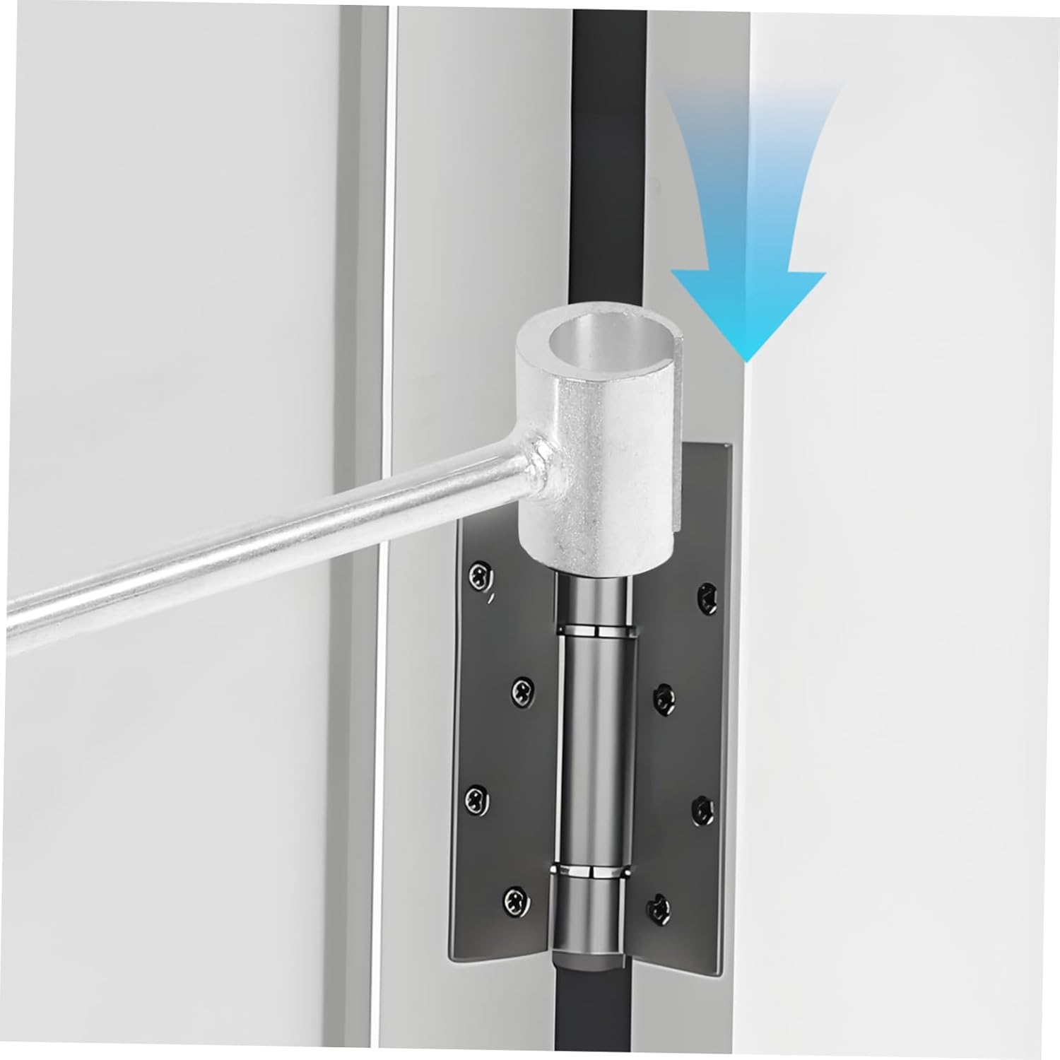 TEMPNAP 2Pcs Dual-Head Hinge Adjustment Wrench Ratchet Hinge Spanner Style for Door Gap Adjusting Tool image number 1