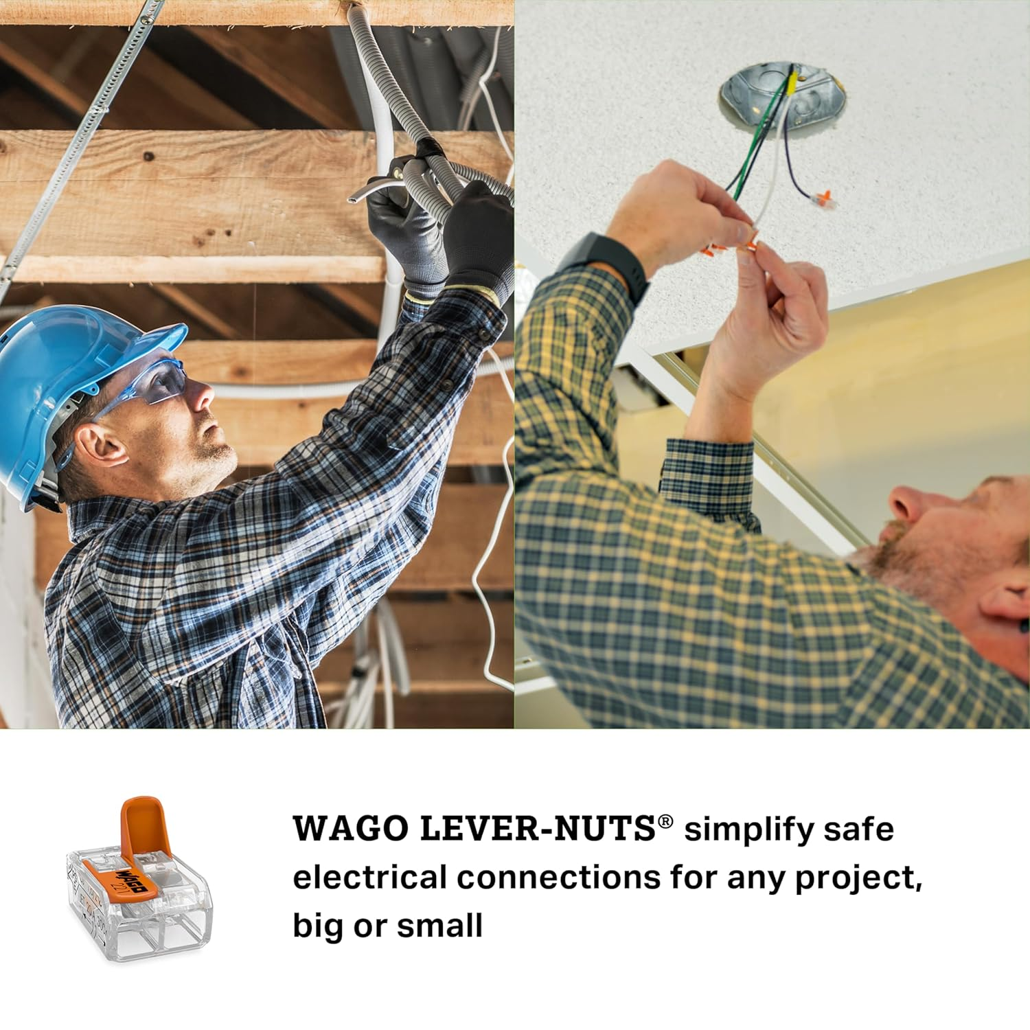 **Official & Genuine** (100 Pcs) WAGO 221-412 - 4Mm&sup2; 221 Compact Splicing Connectors for All Conductor Types image number 1