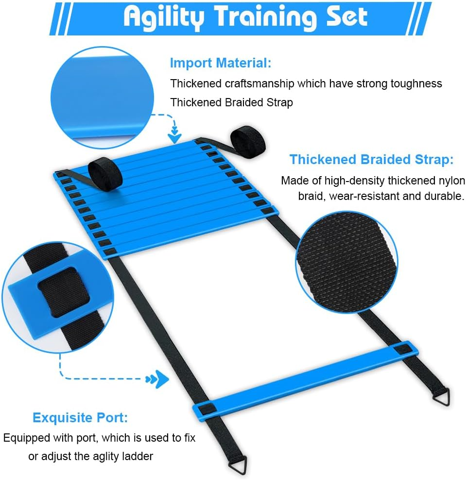 UHAPEER Football Speed Agility Training Set image number 5