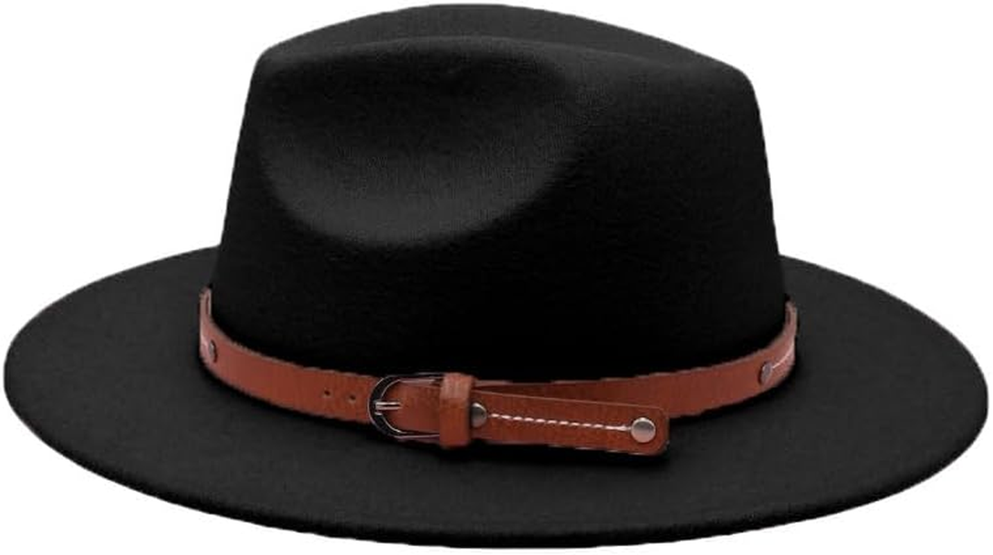 Temperament Top Hat Belt Buckle Jazz Hat Men'S and Women'S Retro image number 2