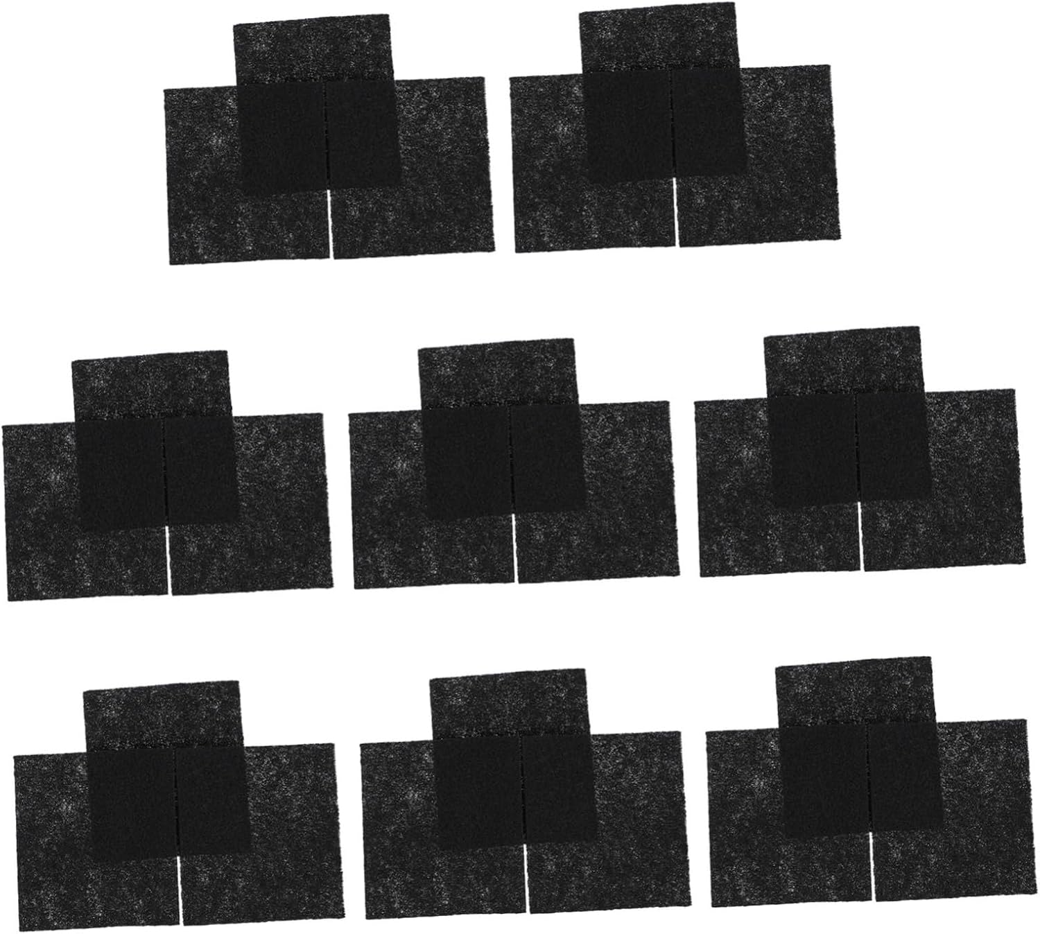 Minkissy 24Pcs Charcoal Tablets Pet Litter Box Mat Replacement Filters for Cat Litter Box Odor Absorber Pad