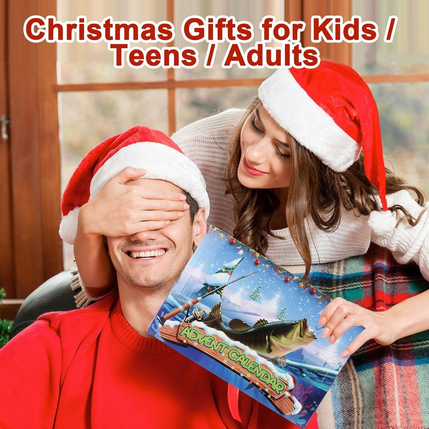 Advent Calendar 2025 Fishing Lure Set-24 Days of Christmas Countdown with Unique Tackle and Lure Set Premium Xmas Surprise Fishing Bait Gift image number 6