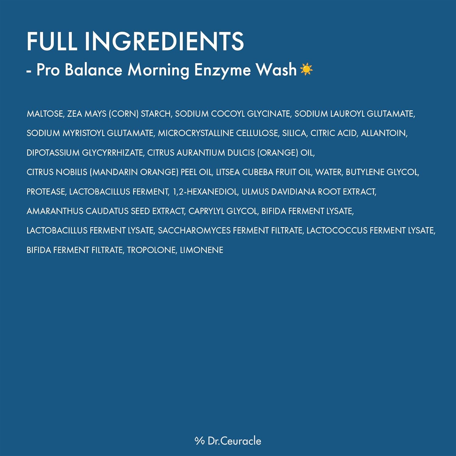 Leegeehaam Dr.Ceuracle Pro Balance Morning Enzyme Washㅣ image number 3