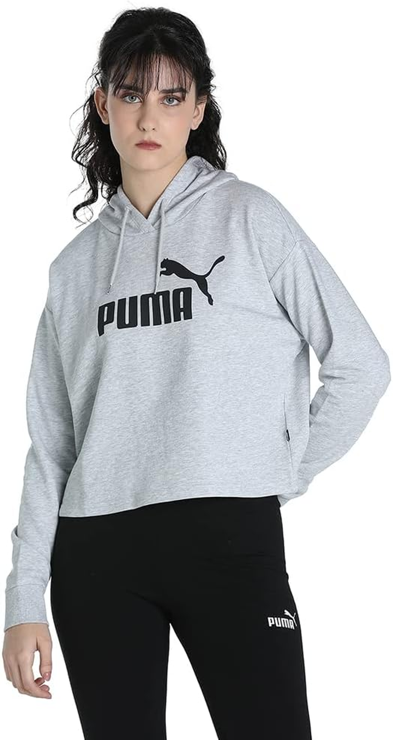 PUMA Women'S Essential Cropped Logo Hoodie