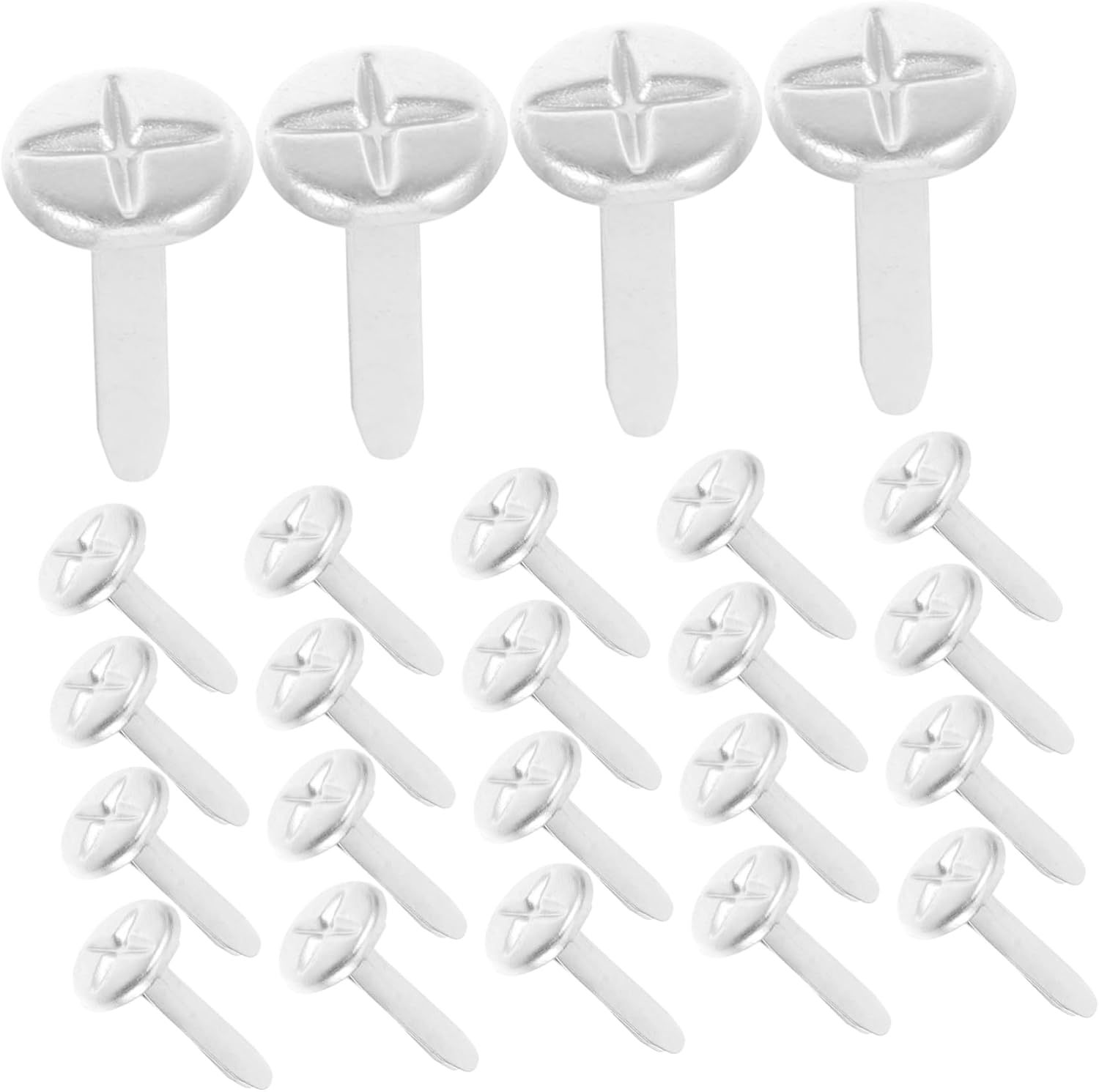 OSALADI 100Pcs Scrapbooking Paper Fasteners Fasteners for Crafts Decorative Nails for Boys and Girls DIY