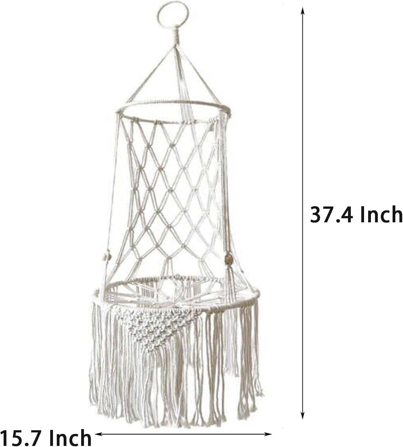 3 PCS Cat Hammock,Boho Hanging Cat Perch with Cat Sofa and Hook,For Cats inside and Outside,Suppleness Cats Swing for Sleeping,Playing (White)