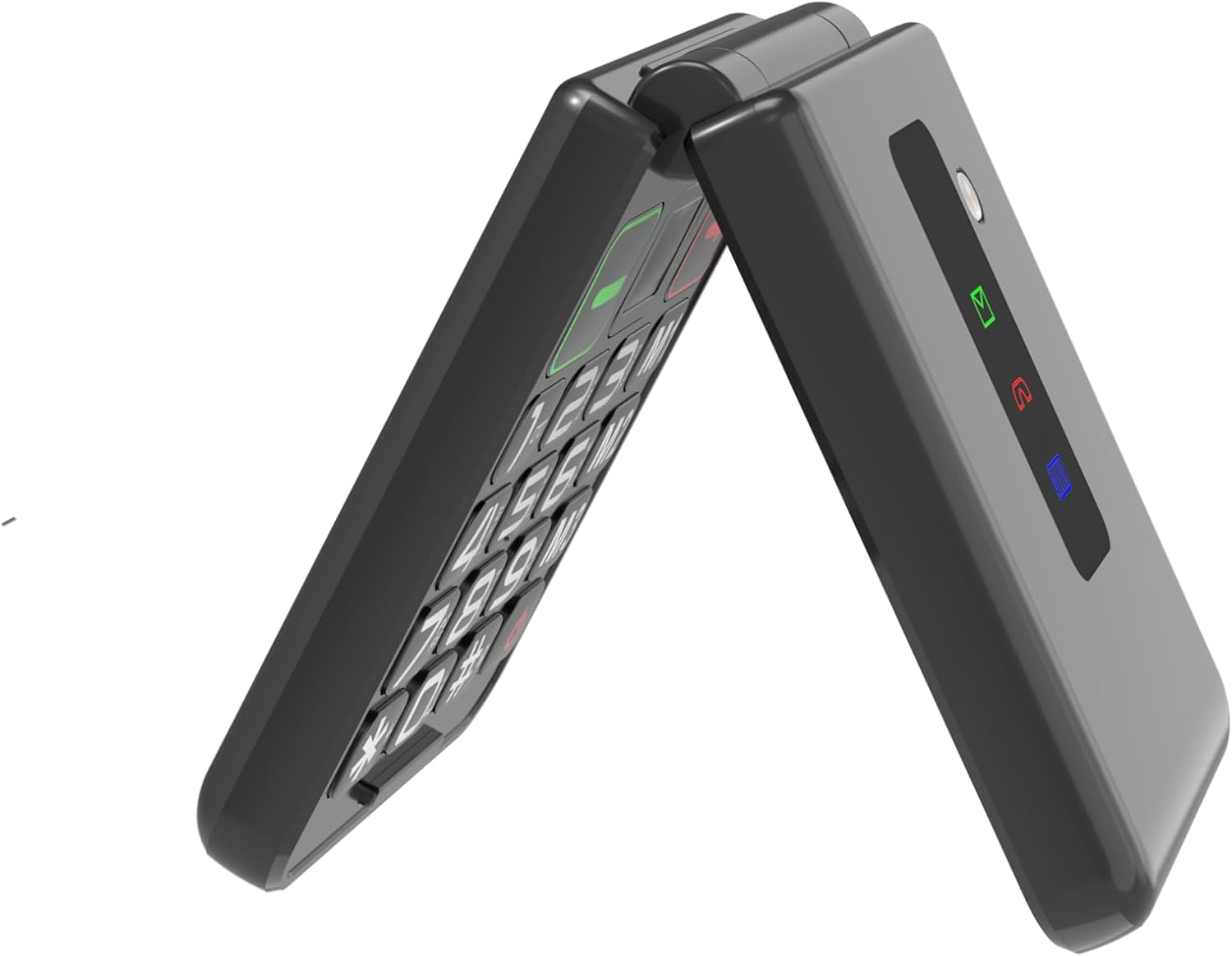 Ttfone TT660 Folding Mobile Phone with Foldable Design, Large Buttons, Emergency Call, Long Battery Life and 3G & 4G LTE Connectivity (With Dock Charger) image number 4