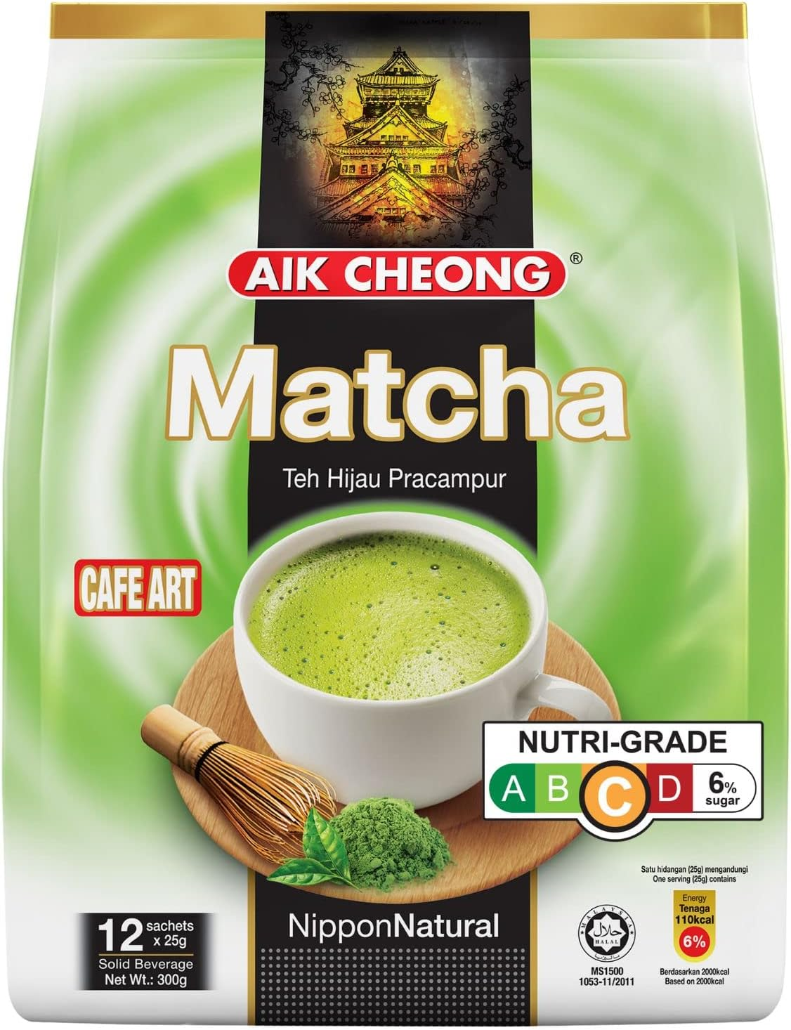 Aik Cheong Matcha 25G*12 image number 1