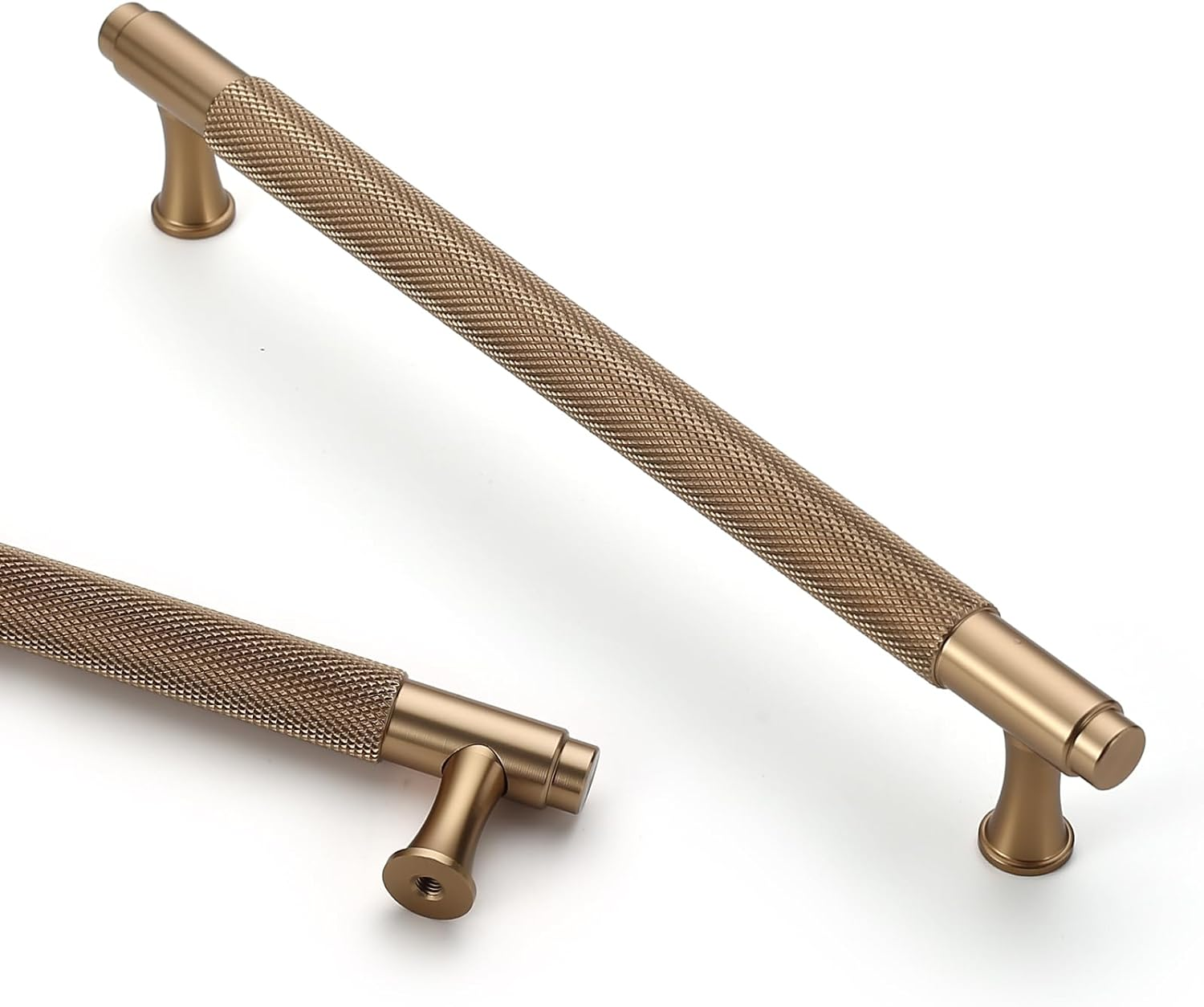 Asidrama 20 Pack Gold Kitchen Cabinet Knobs Knurled Dresser Knobs Drawer Knob Cabinet Hardware Aluminum Knob for Dresser Drawers