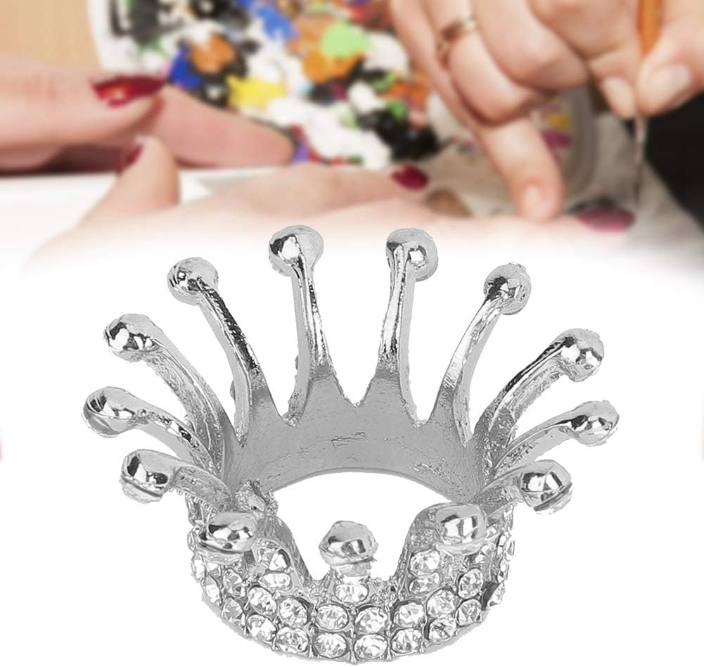 Nail Art Brush Holder, Crown Shape Brush Holder, Brush Holder Set Display Stand, Nail Art Tool Brush Holder(2) image number 2