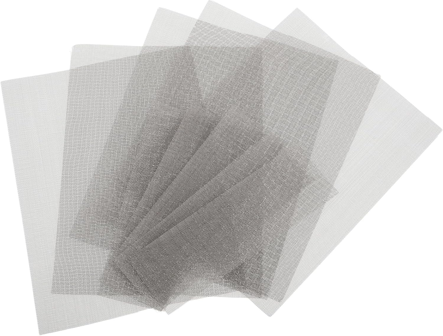 PLAFOPE 10Pcs Stainless Steel Plastic Repair Mesh Tungsten Wire Mesh Screen Car Bumper Crack Fixing Kit Automotive Repair Tool image number 6