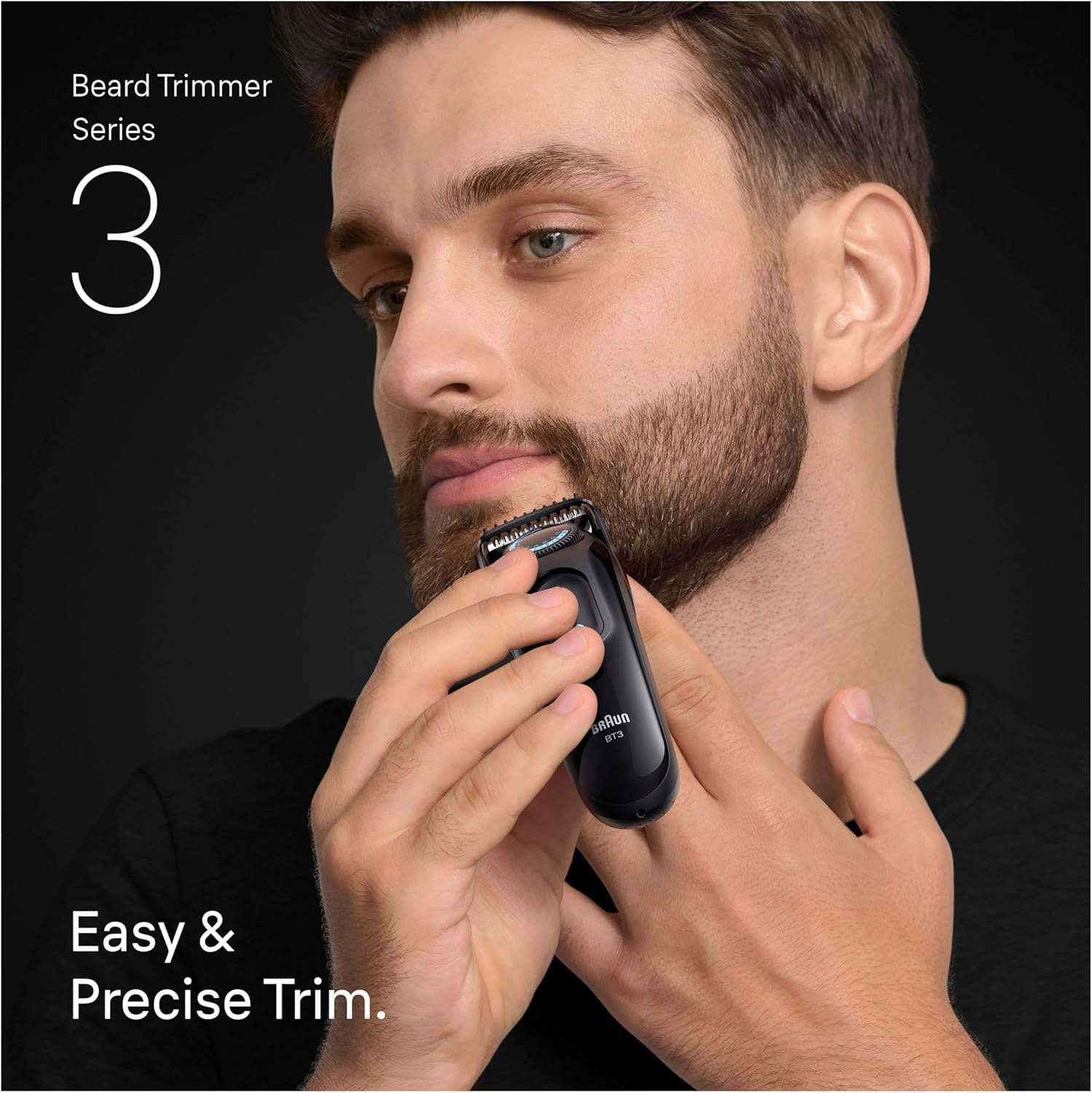 Braun BT3500 Series 3 Beard Trimmer with 2 Styling Tools image number 1