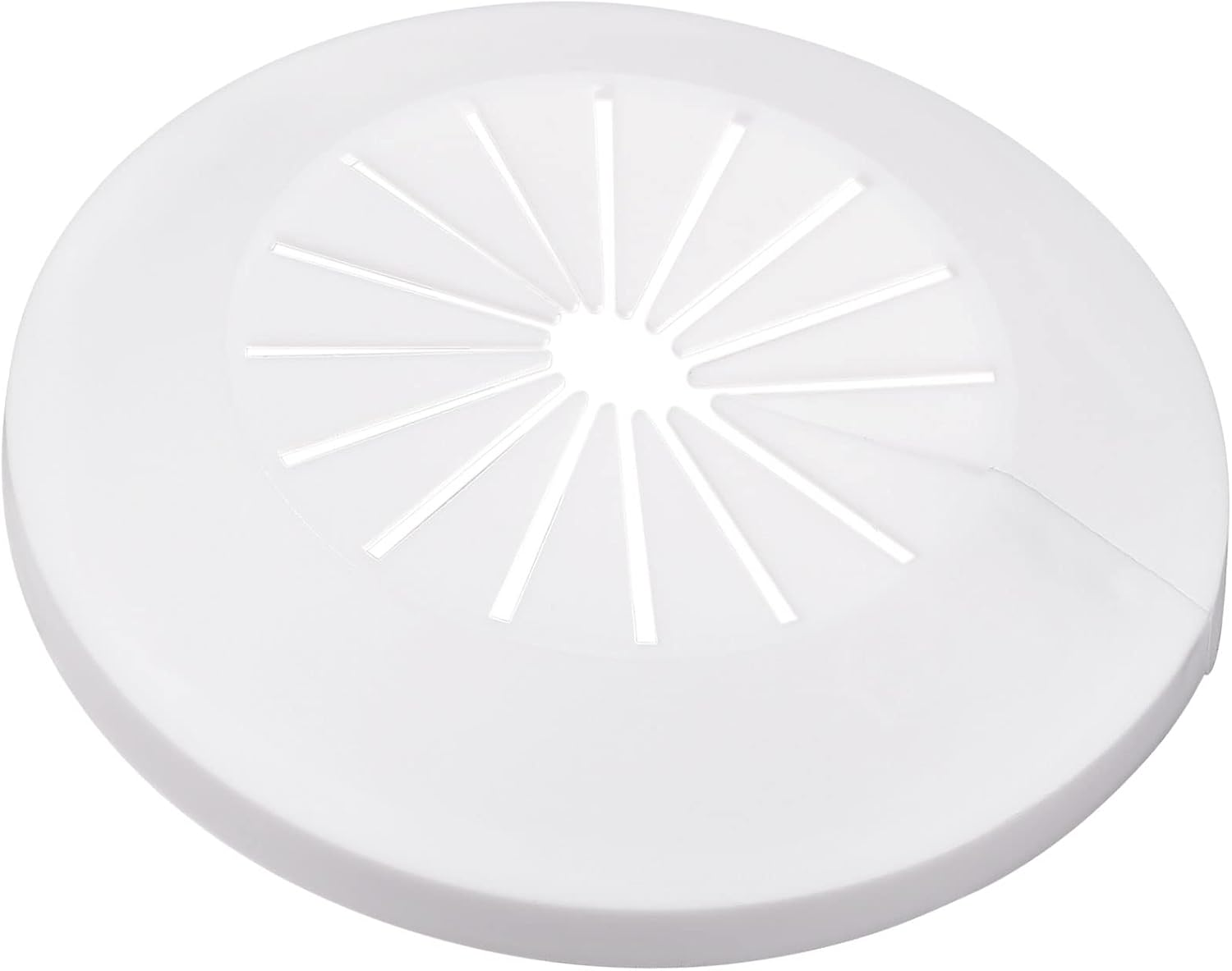 Uxcell Pipe Cover Decoration, 30Mm-50Mm PP Plastic Escutcheon Water Pipe Drain Line Cover White 4Pcs image number 2