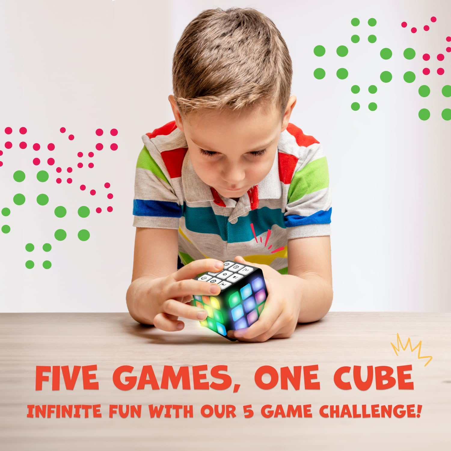 Winning Fingers Flashdash: 4-In-1 Electronic Game for Kids and Adults,Build Brain Cognition & Memory Skills image number 5