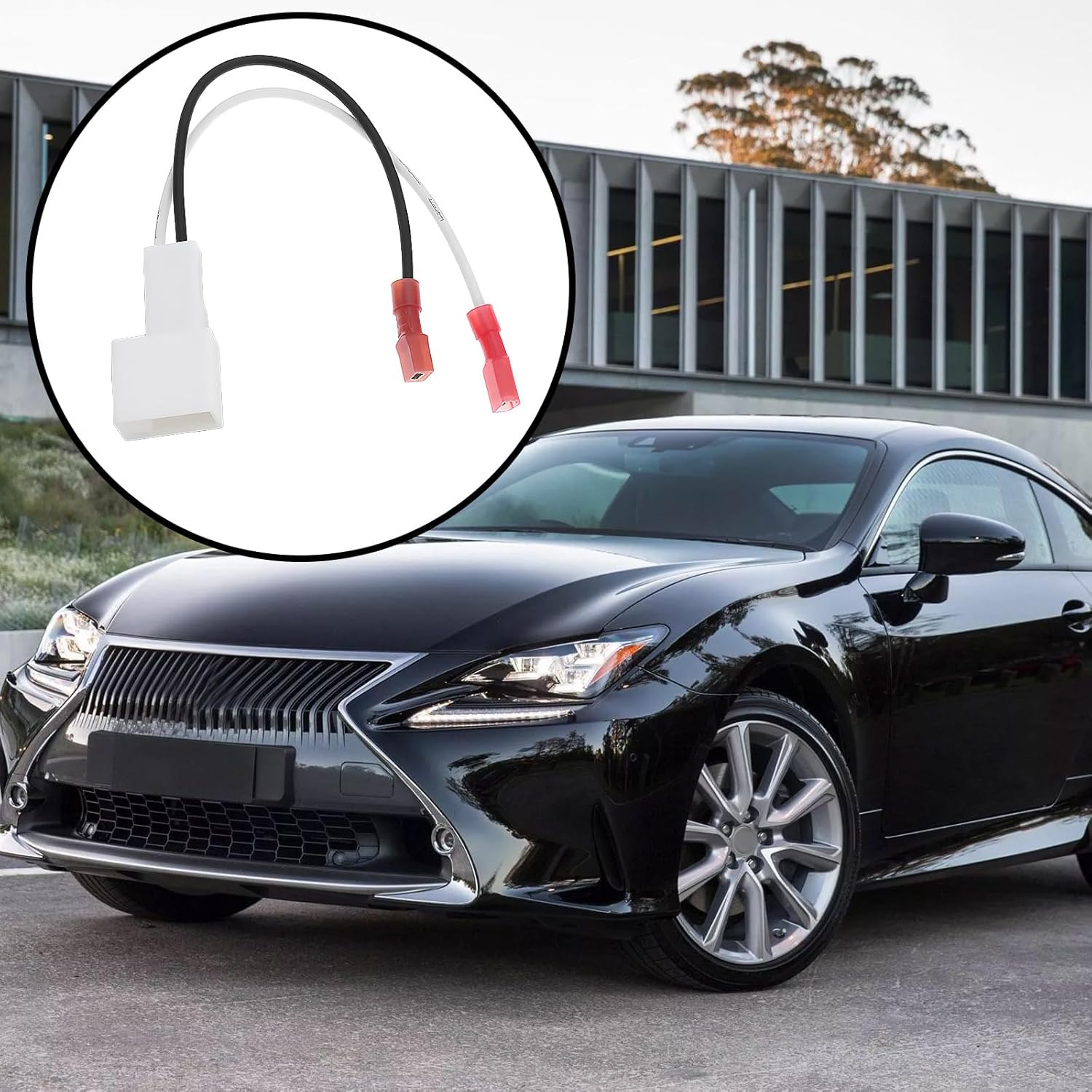 Ecsing 1 Pair Car Speaker Adapter Compatible with Toyota Compatible with Lexus Compatible with Subaru image number 2