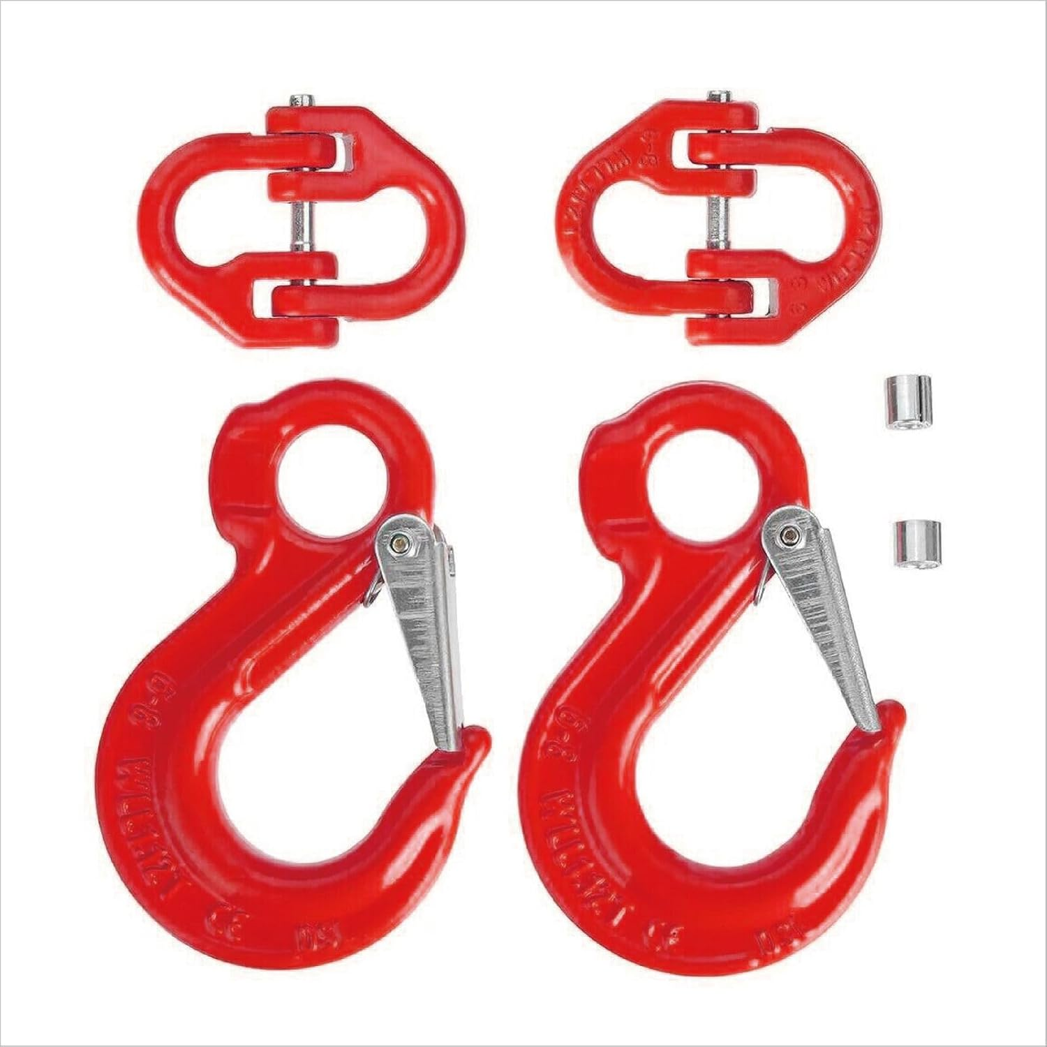 LEDON 2X (8Mm Hammerlock+ 6Mm Eye Sling Hook) Caravan Trailer Chain Connecting Extend for Caravan, Trailer, Lifting, and Towing image number 5