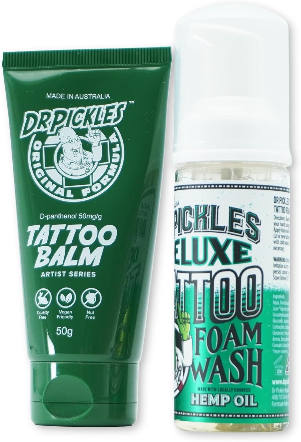 Dr Pickles Tattoo Balm and Foam Wash Bundle image number 3