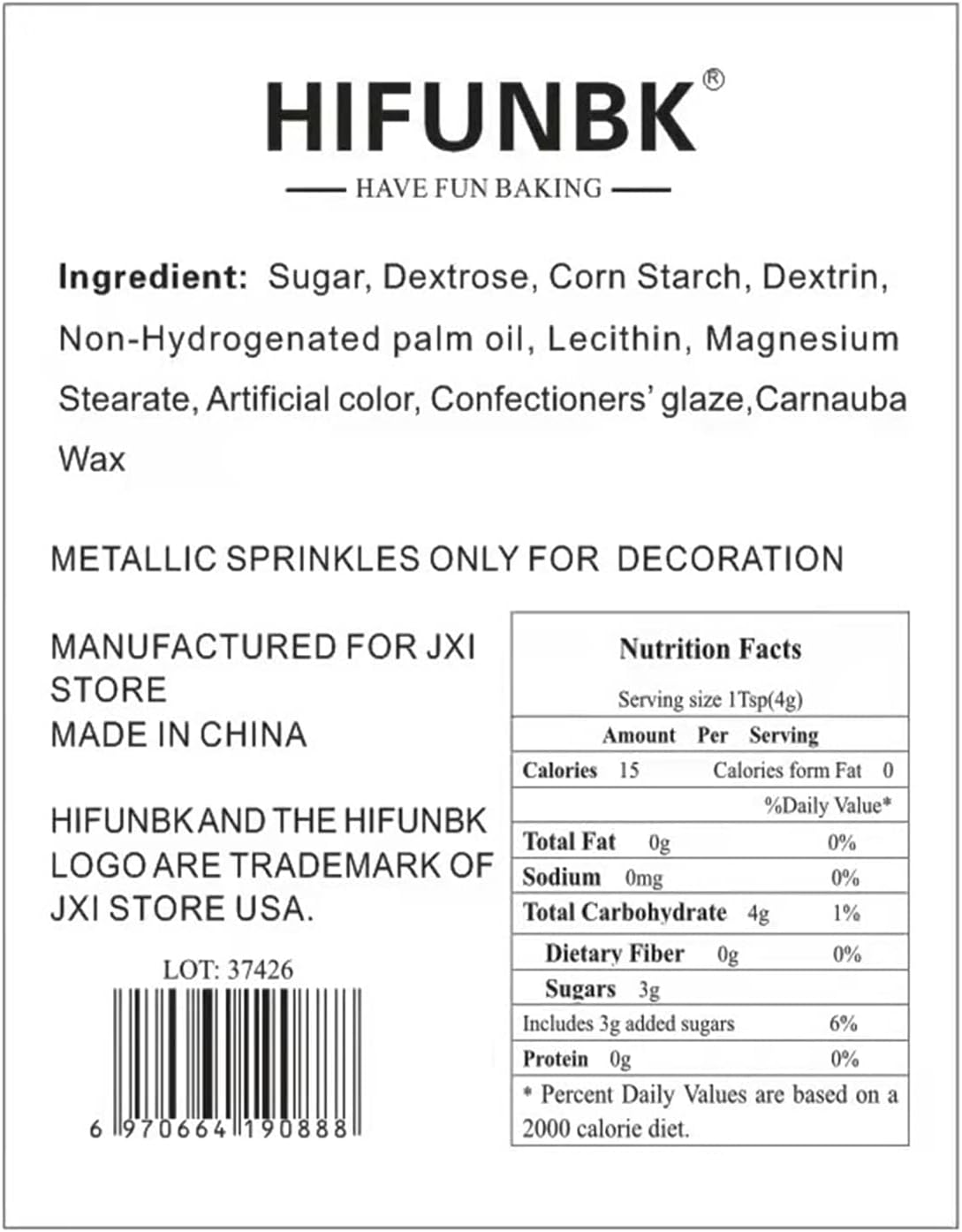 HIFUNBK Gold Sprinkles for Cake Decorating, Mixed Metallic Dragee for Cookie Cupcake Toppings, Cake and Cookie Decorating Supplies, Edible Pearl Dragee for Baking Decoration, 200G in Gift Box (Gold and Silver) image number 6