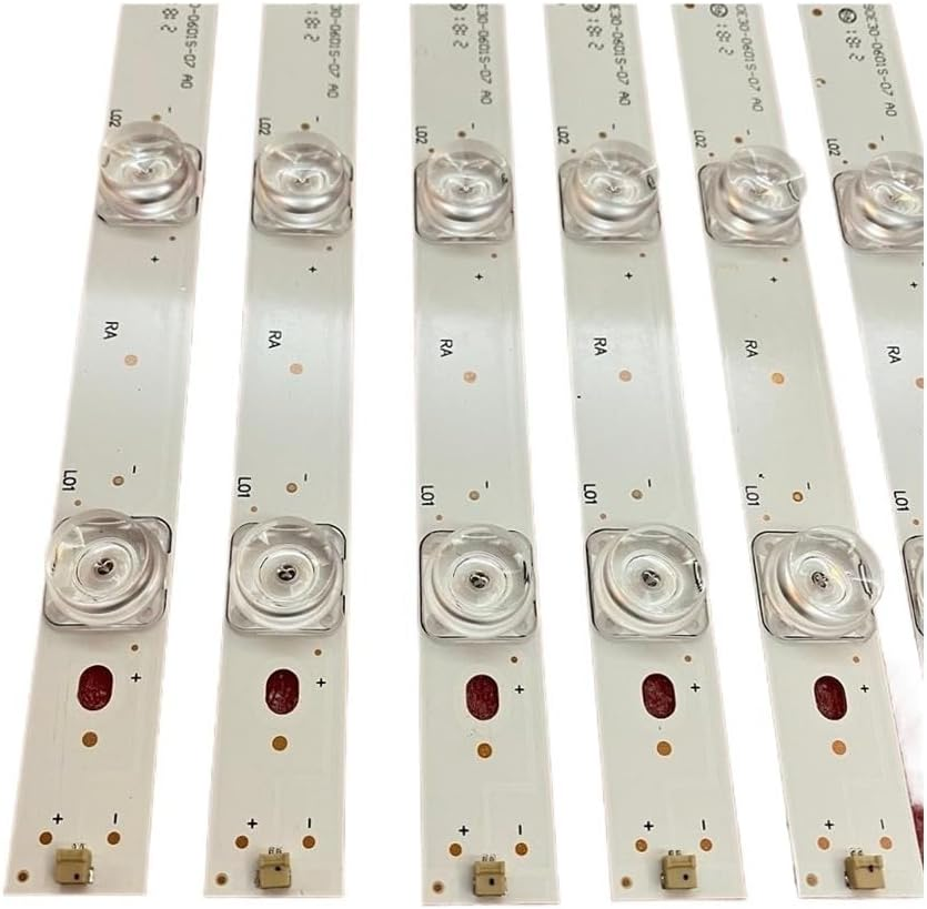 LED Strip Fit for Sharp LC-49CFG6452E LC-49UI8872ES LC-49CUF8462ES 49CUG8362KS LC-49CUF8372ES LC-49CUF8472ES RF-AJ490E30-0601S-07 A0(Kit 10Pcs for 1 TV)