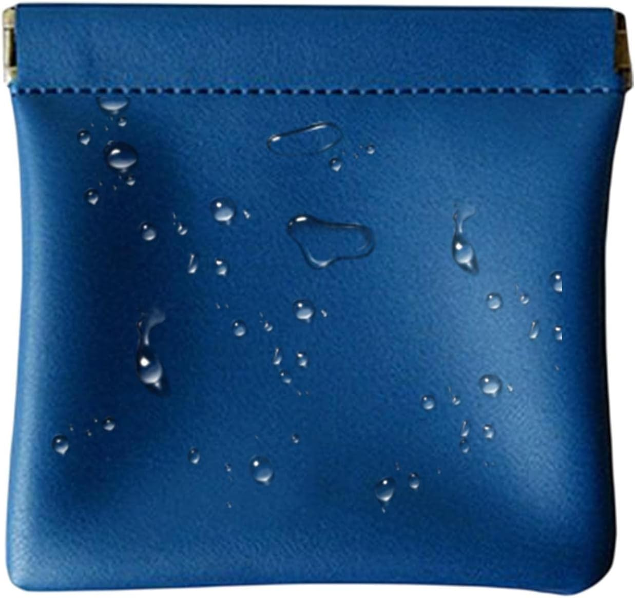 Cosmetic Bag Squeeze Top,Portable Makeup Pouches for Purse - No Zipper Portable Small Item Organizer Storage Bag for Women Girls Ladies Travel Yongbao