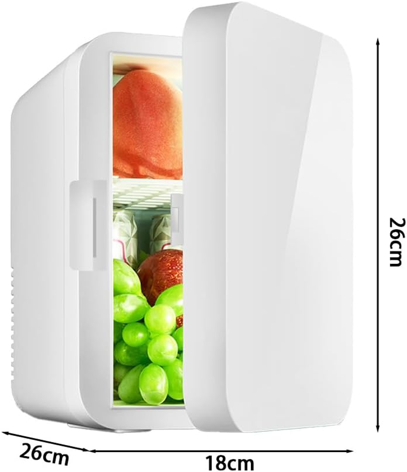 Portable Mini Fridge, Countertop Small Fridge, Portable Small Refrigerator, Beverage Refrigerator Coolers, Compact Mini Fridges, Car Cosmetics Cooler, Personal Refrigerators Cooler image number 2