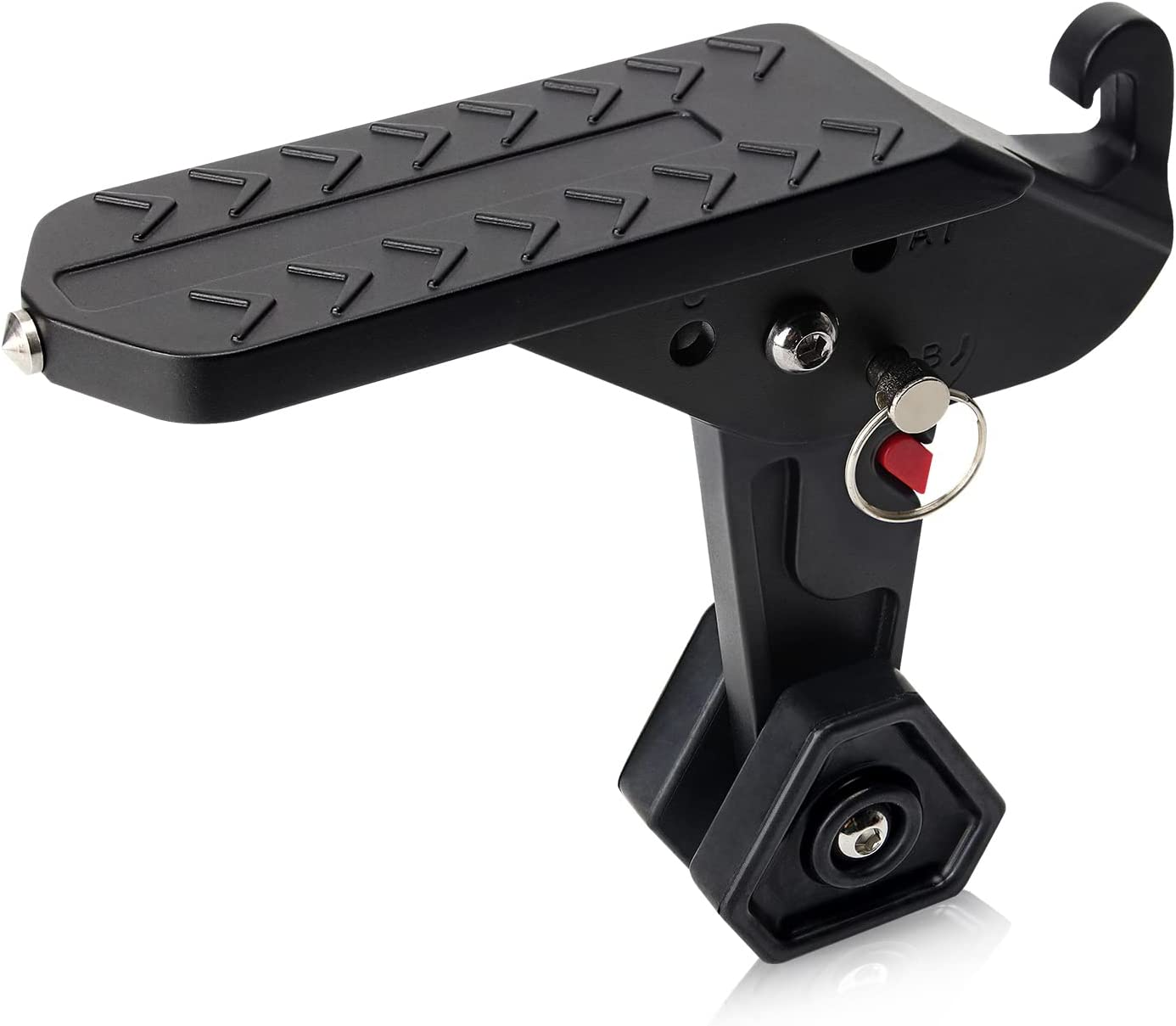 OPP ULITE Car Doorstep Foldable, Multifunction Universal Vehicle Hooked Folding Ladder Foot Pegs Pedal Easy Access to Car Roof Top for Most Car SUV JEEP Trucks Vans Vehicle image number 4